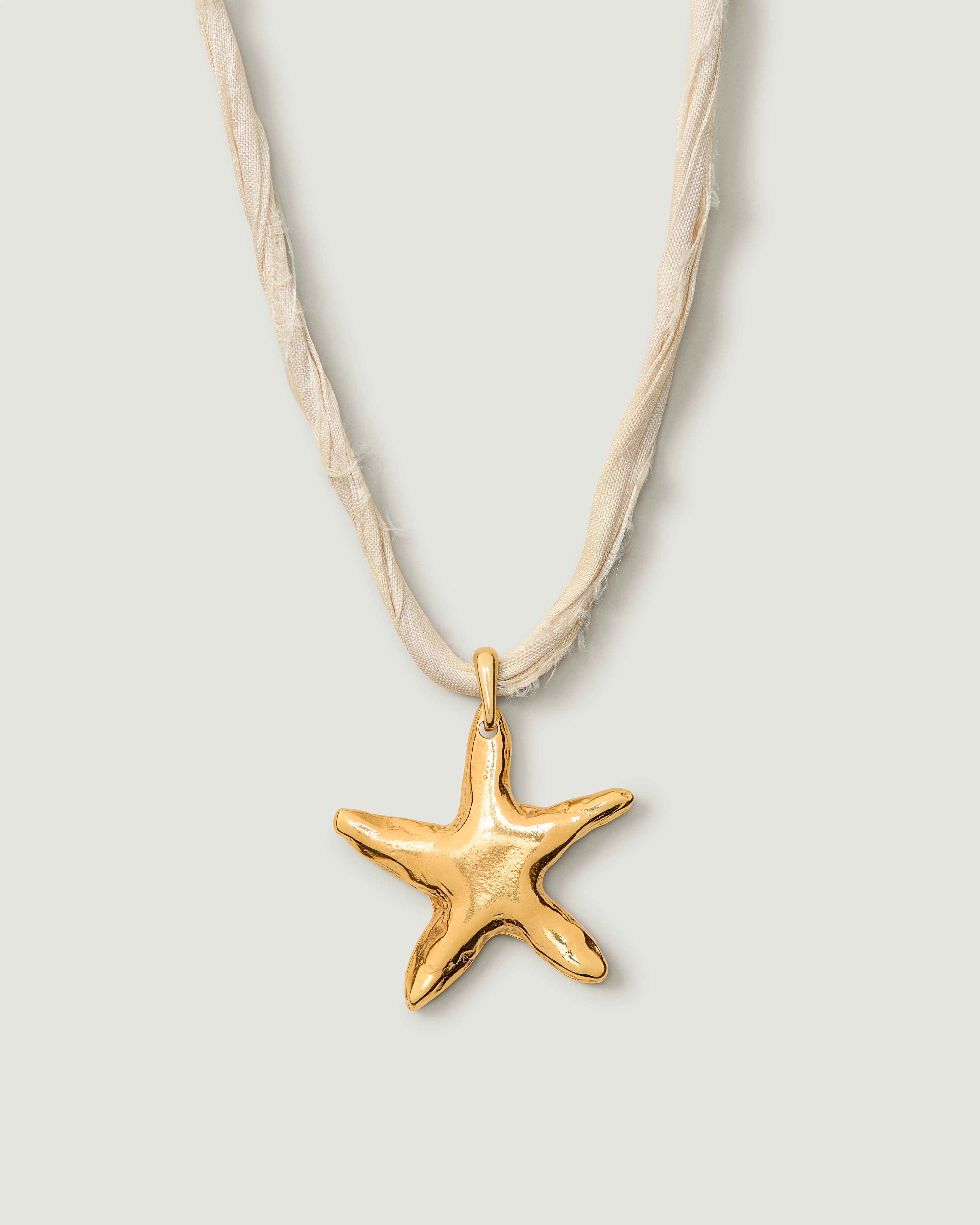 Alhaja Asterina Silk Necklace | Ivory - Image 3