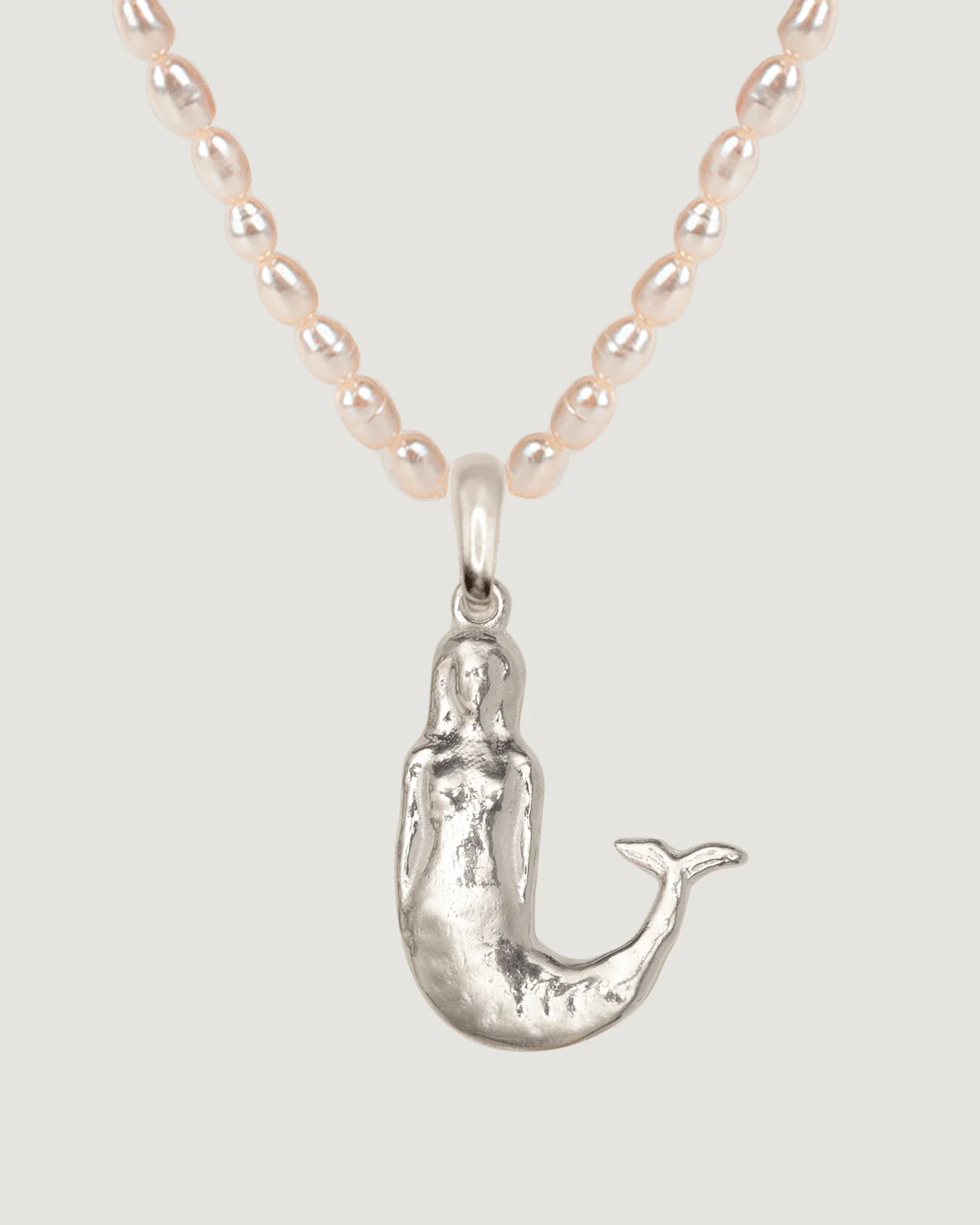 Alhaja Sirena Lolita Pearls Necklace | Silver - Image 3