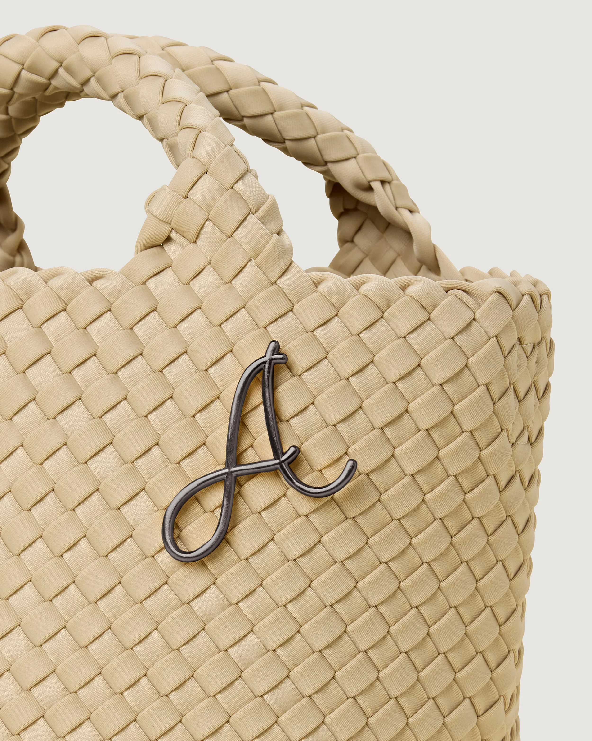 Alphabet Bag Charm | Brushed Gunmetal - Image 4