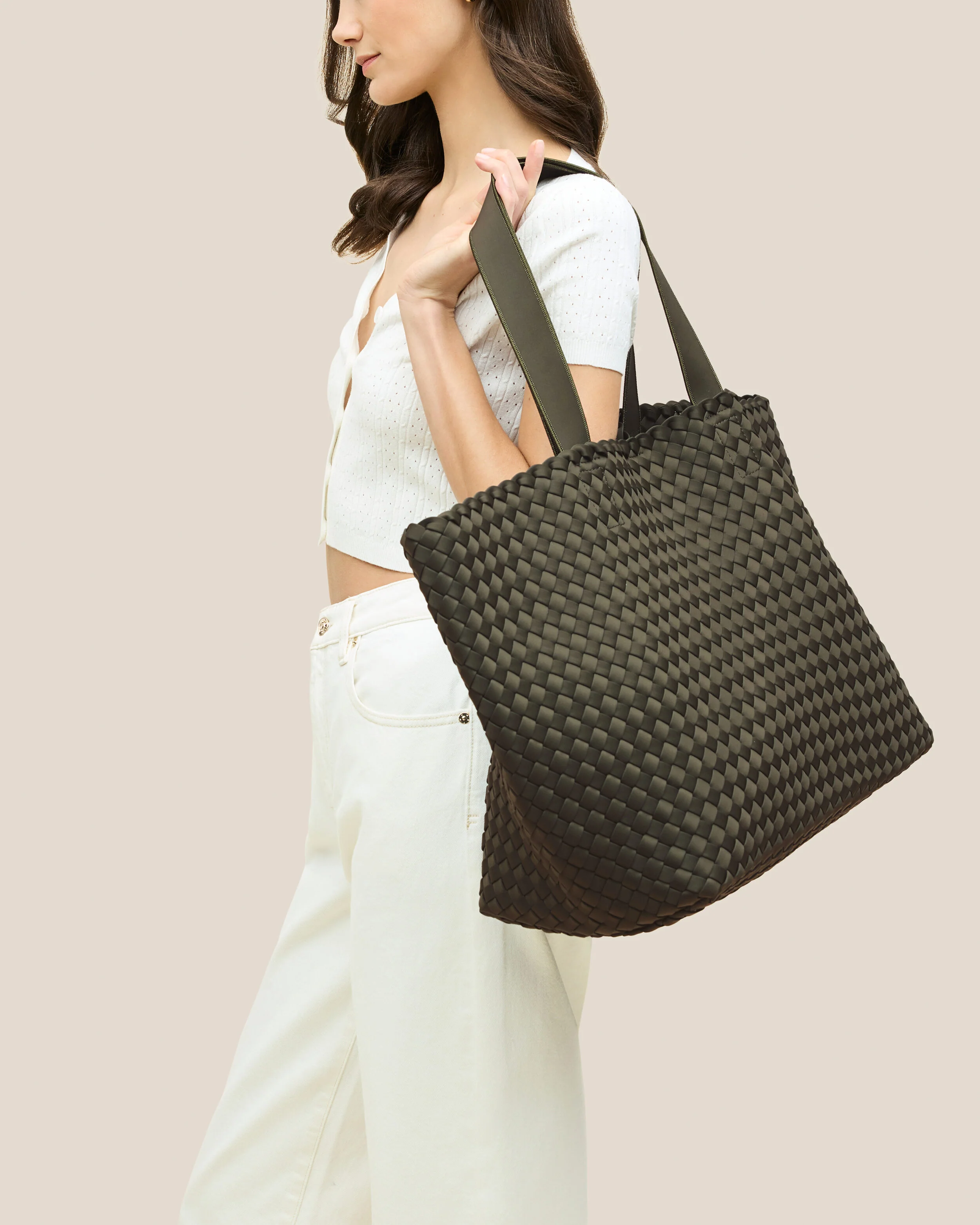 Como Large Tote | Olive - Image 4