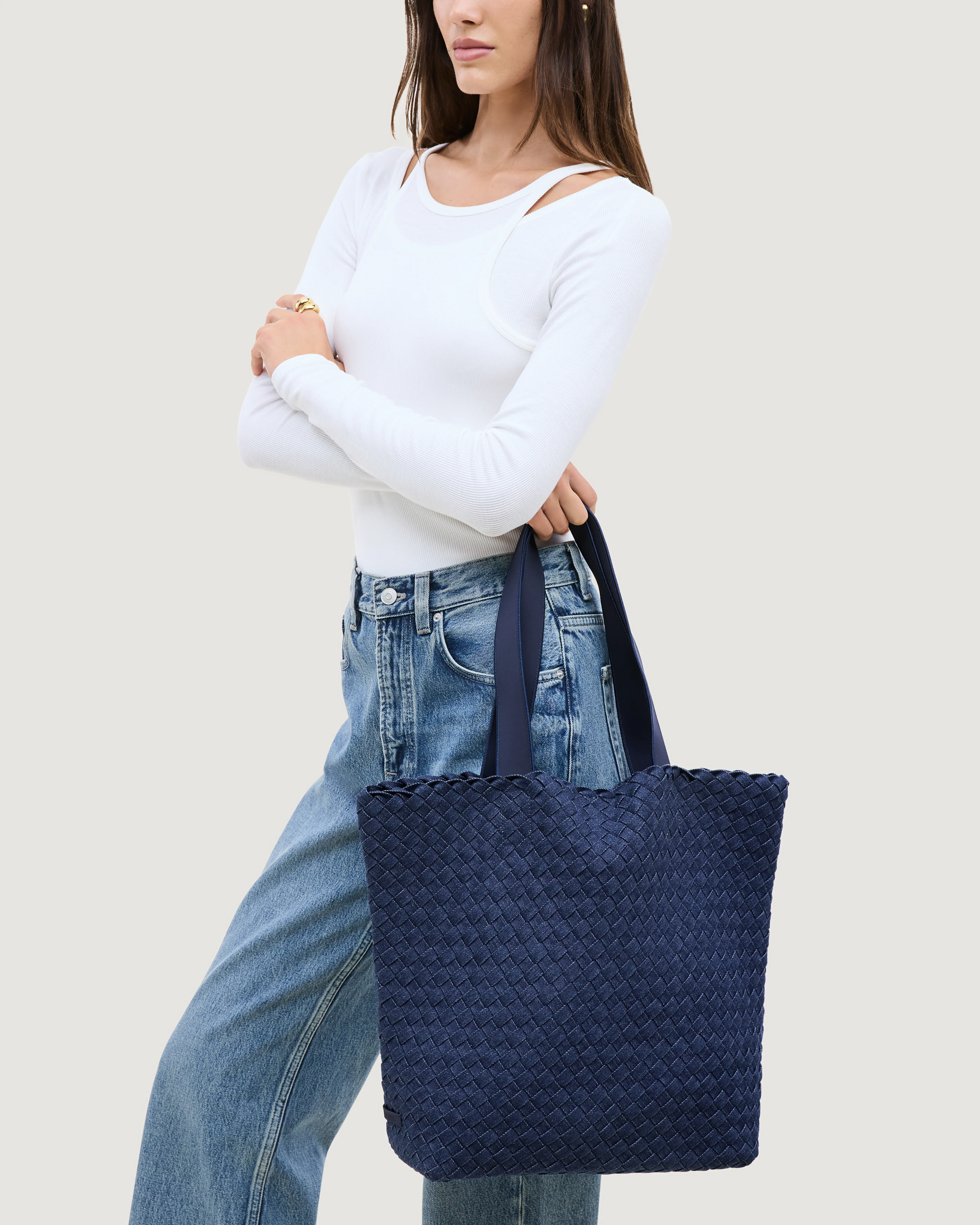 Como Shopper Tote Denim | Denim - Image 4