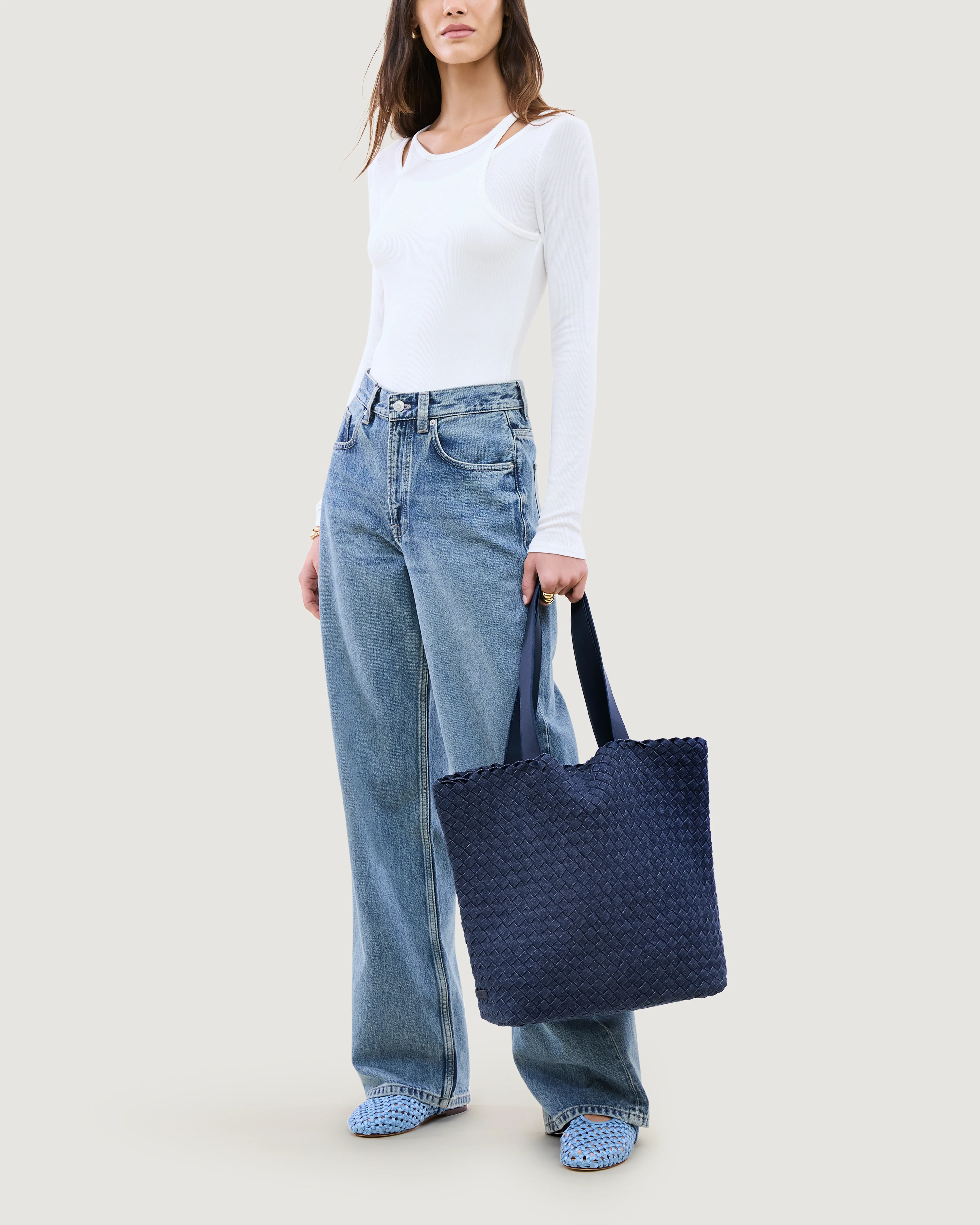 Como Shopper Tote Denim | Denim - Image 5