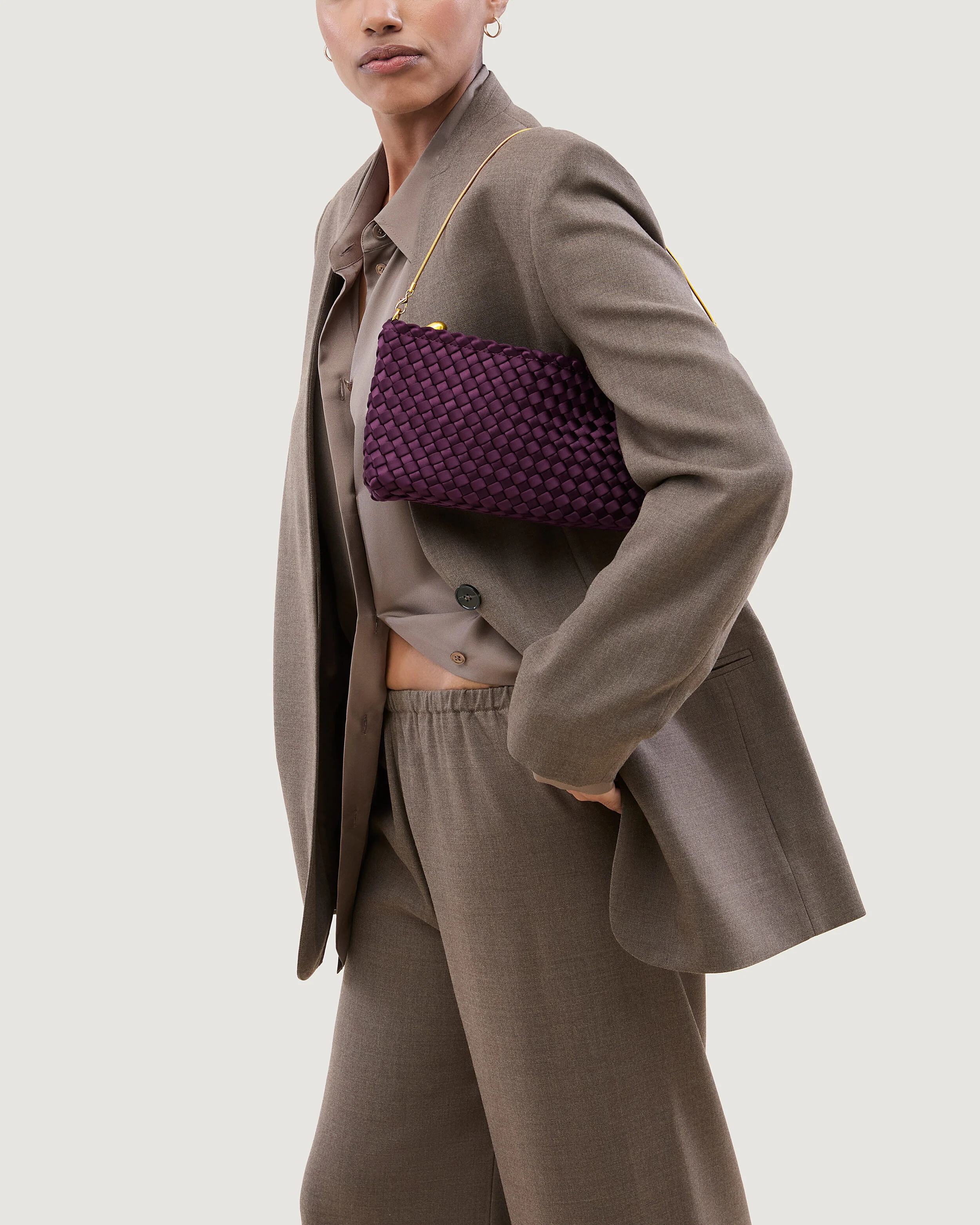 Gala Clutch Satin | Currant - Image 4