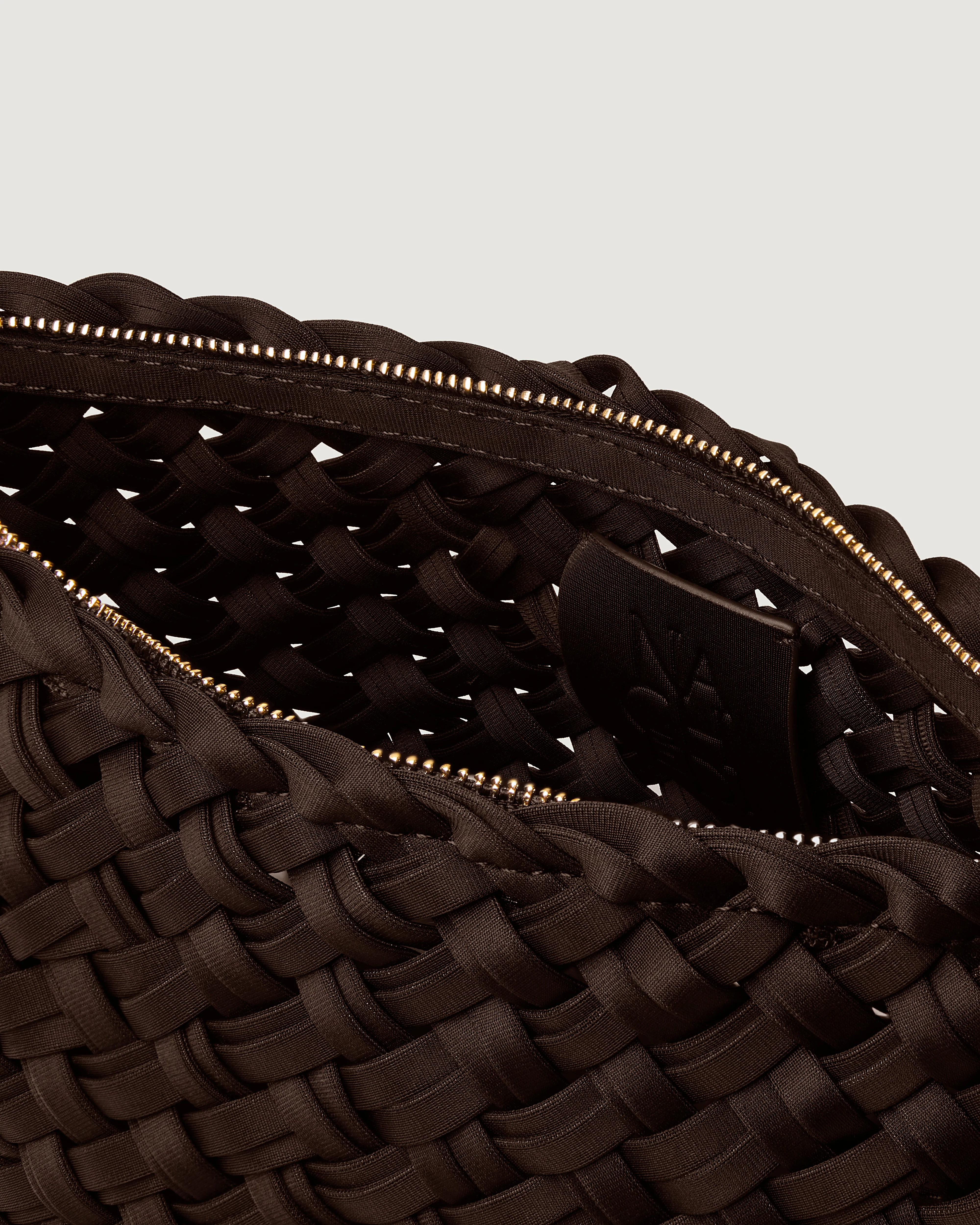 Gigi Clutch Double Weave | Chocolate - Image 2