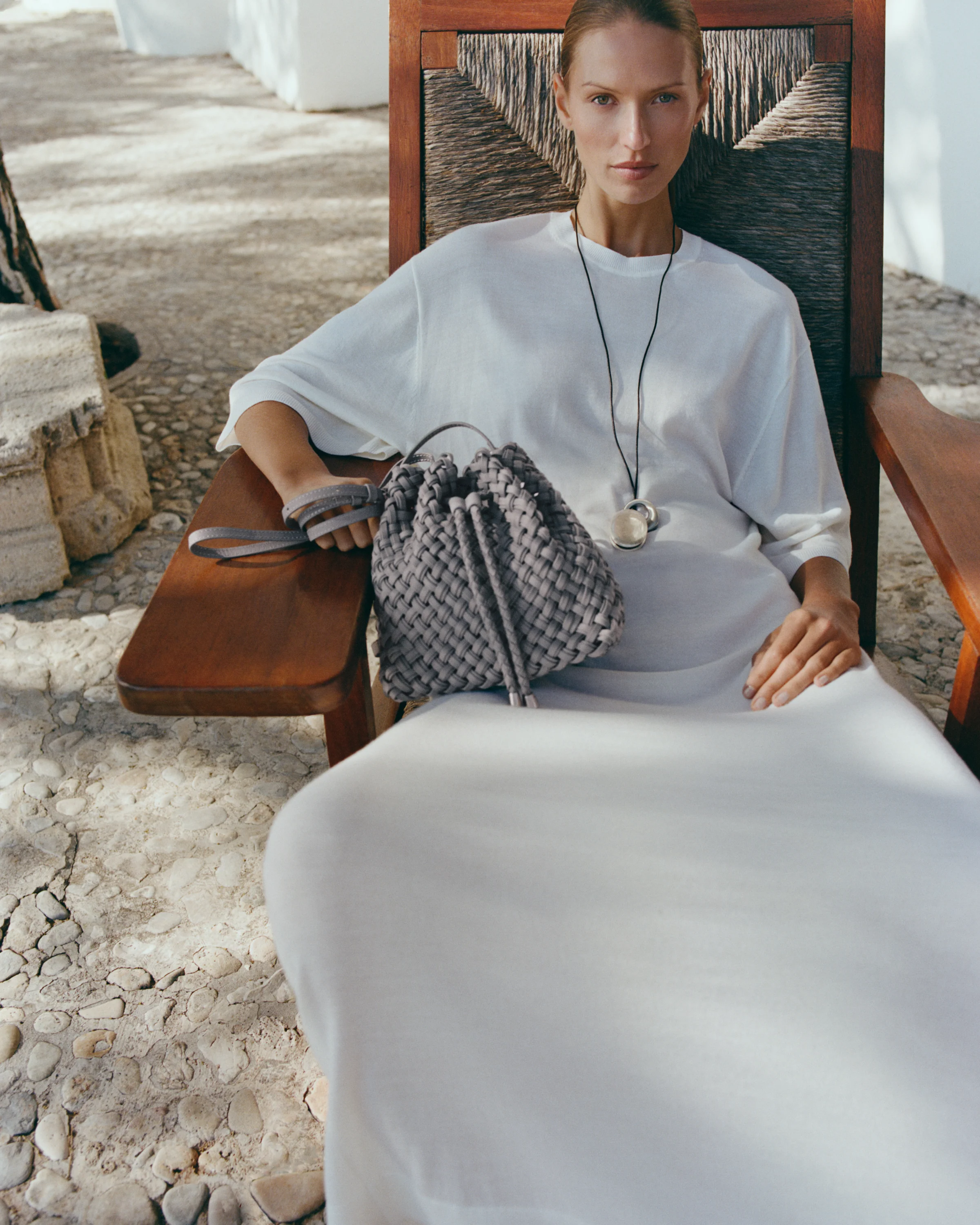 Gramercy Bucket Double Weave | Marina - Image 4