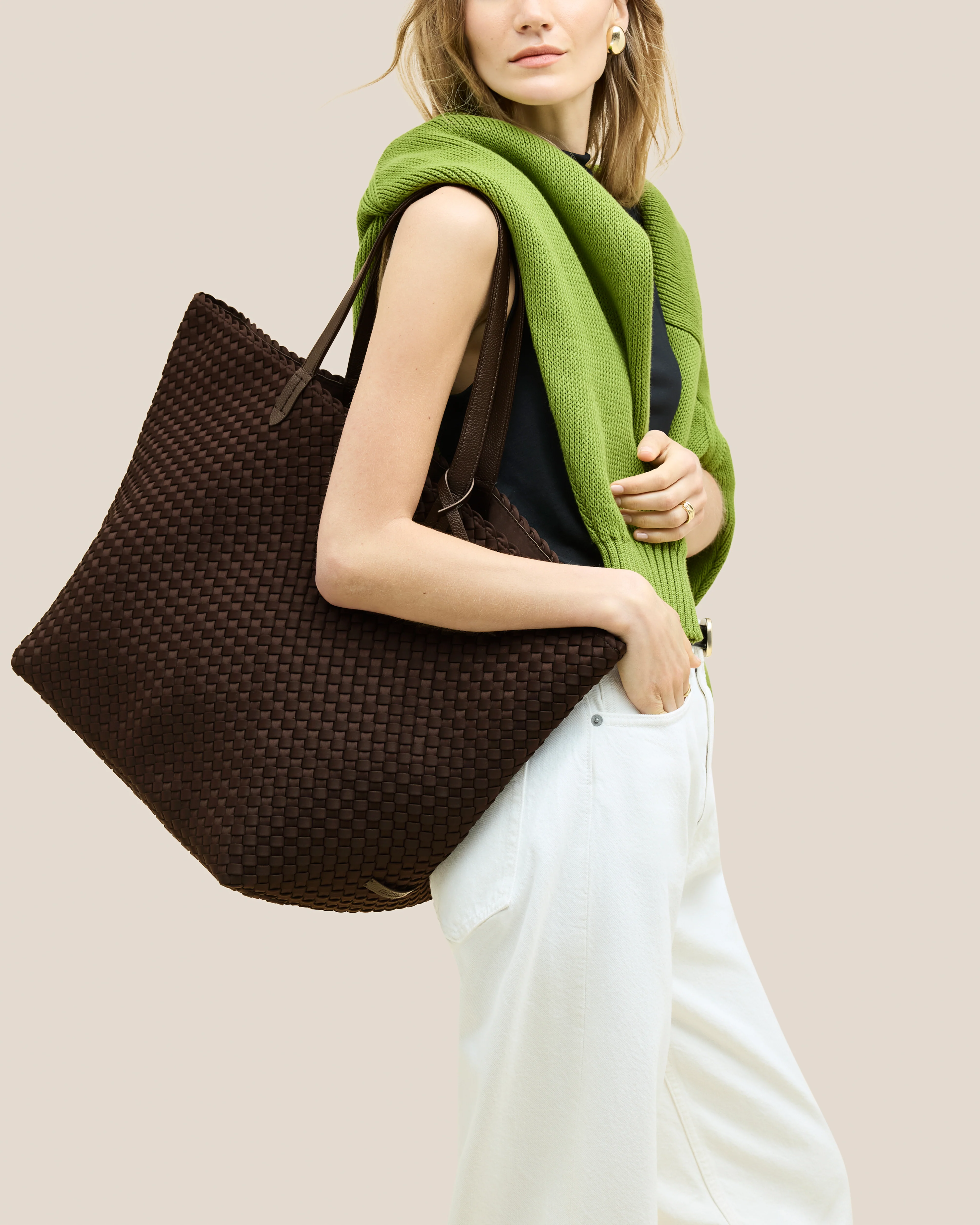 Jetsetter Large Tote | Chocolate - Image 4