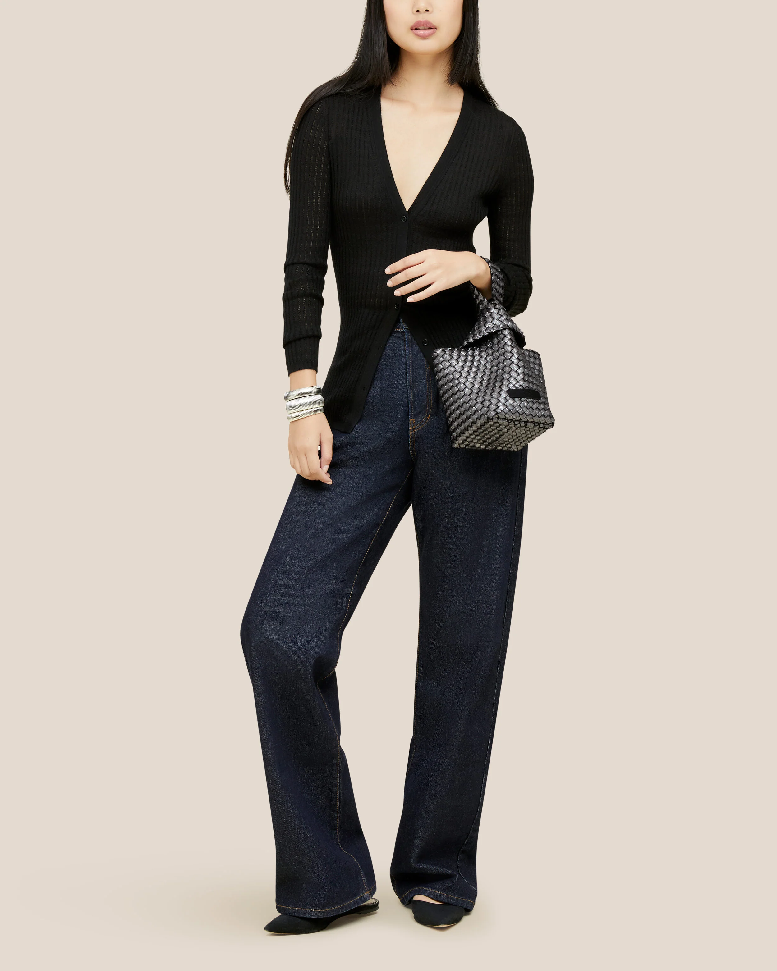 Kyoto Clutch Metallic | Titanium - Image 5