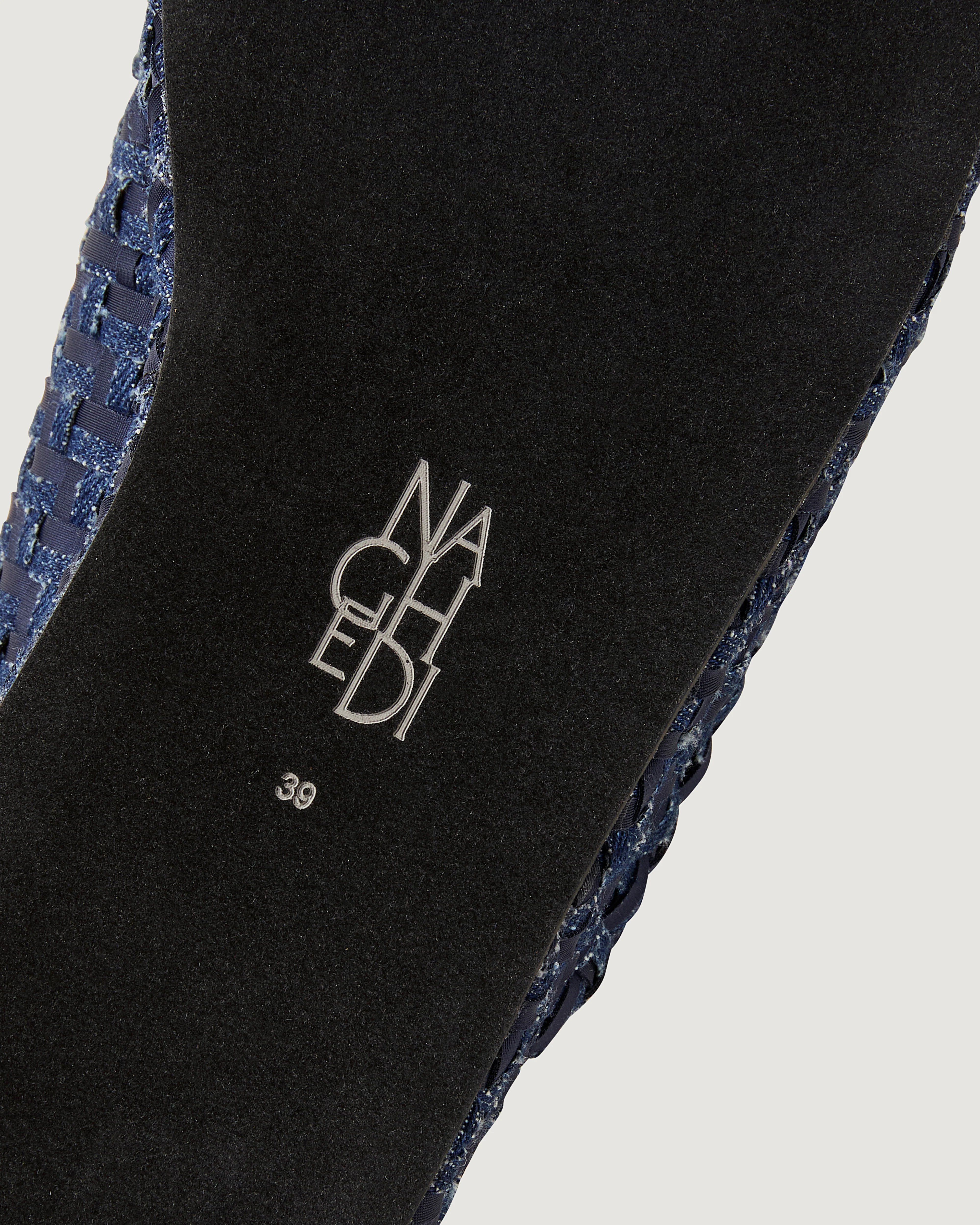 Laguna Platform Double Weave Denim | Indigo - Image 4