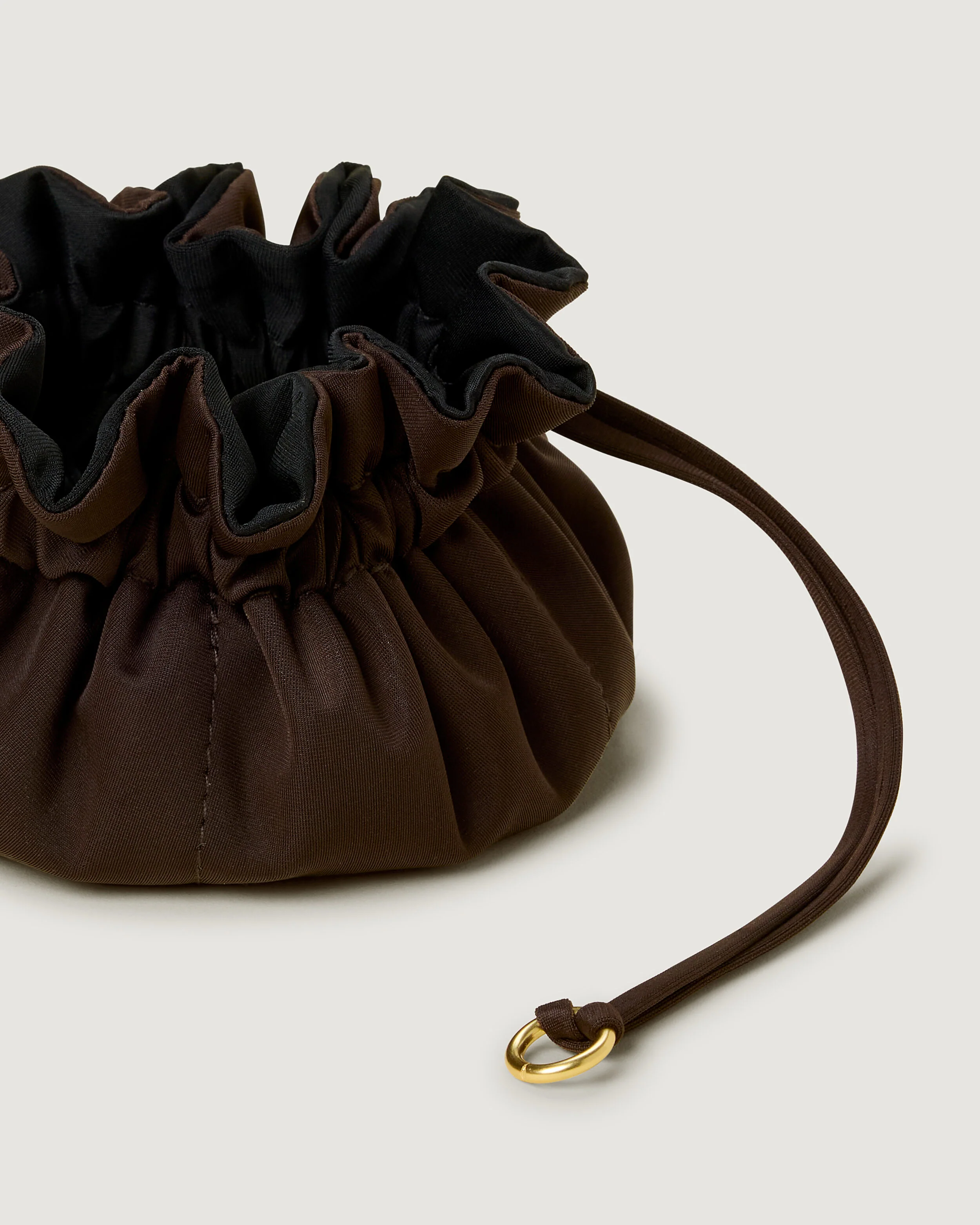Lotus Petit Jewelry Pouch | Chocolate - Image 3
