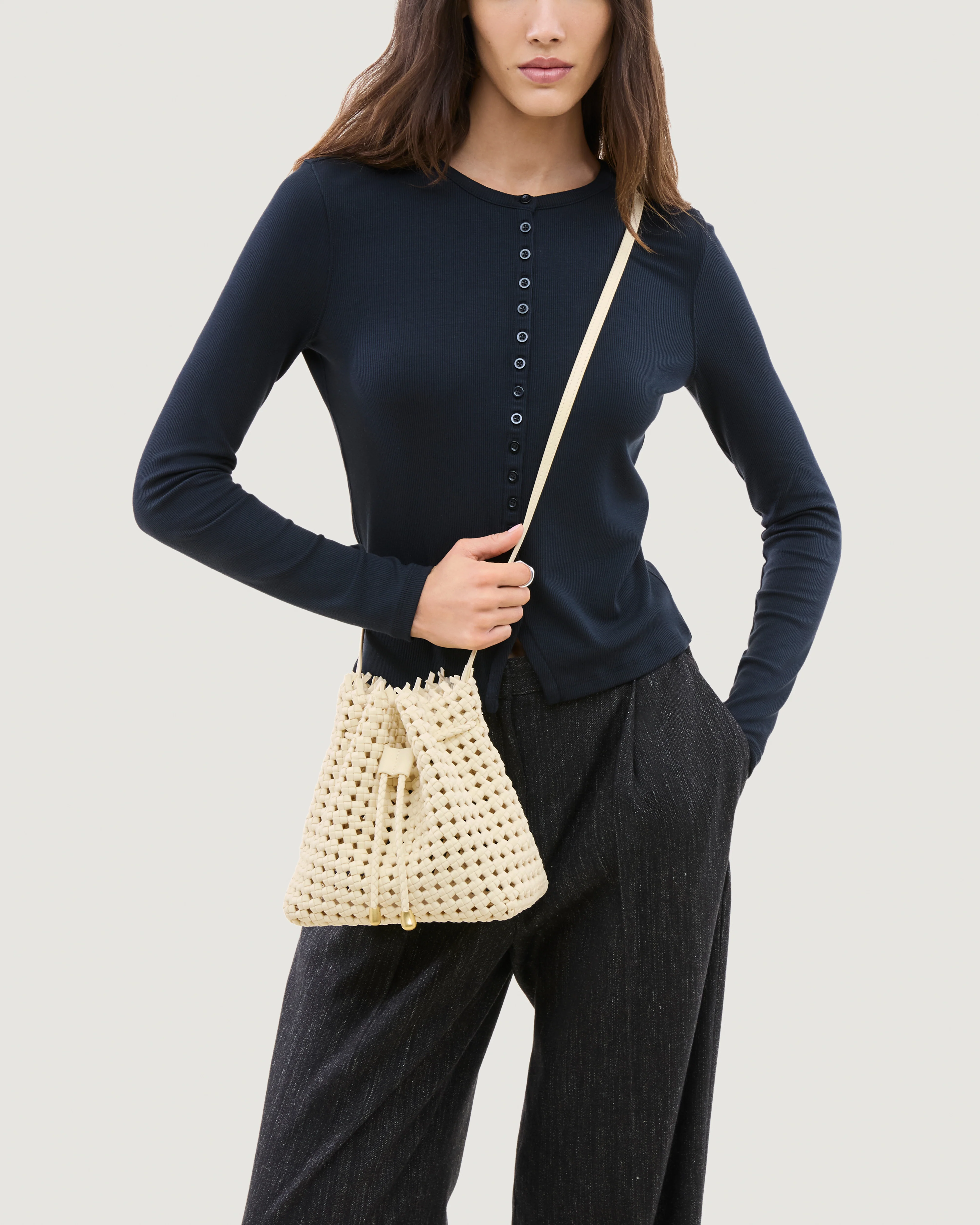 Mallorca Bucket Open Weave | Salt - Image 5