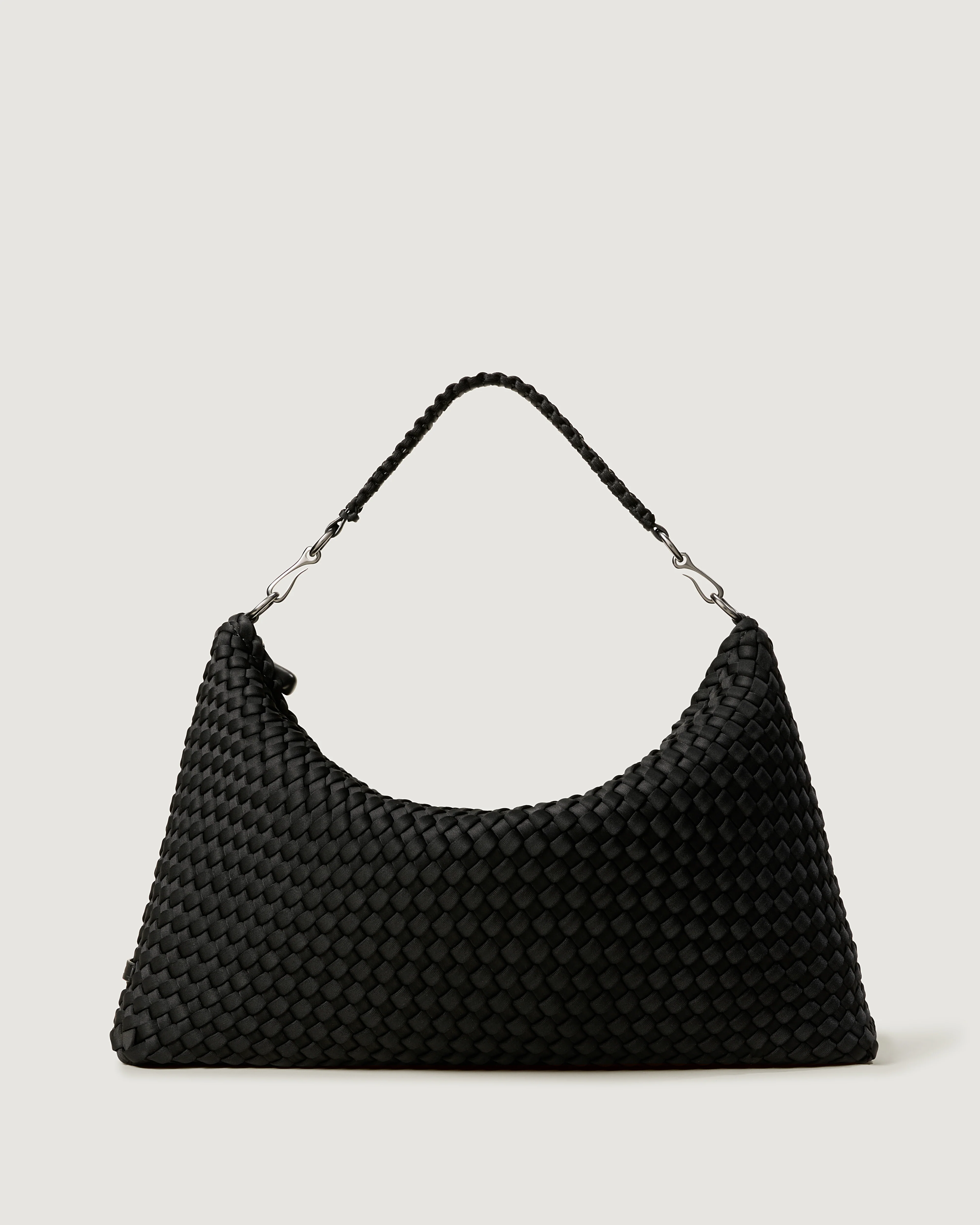Porto Medium Half-Moon Bag | Onyx