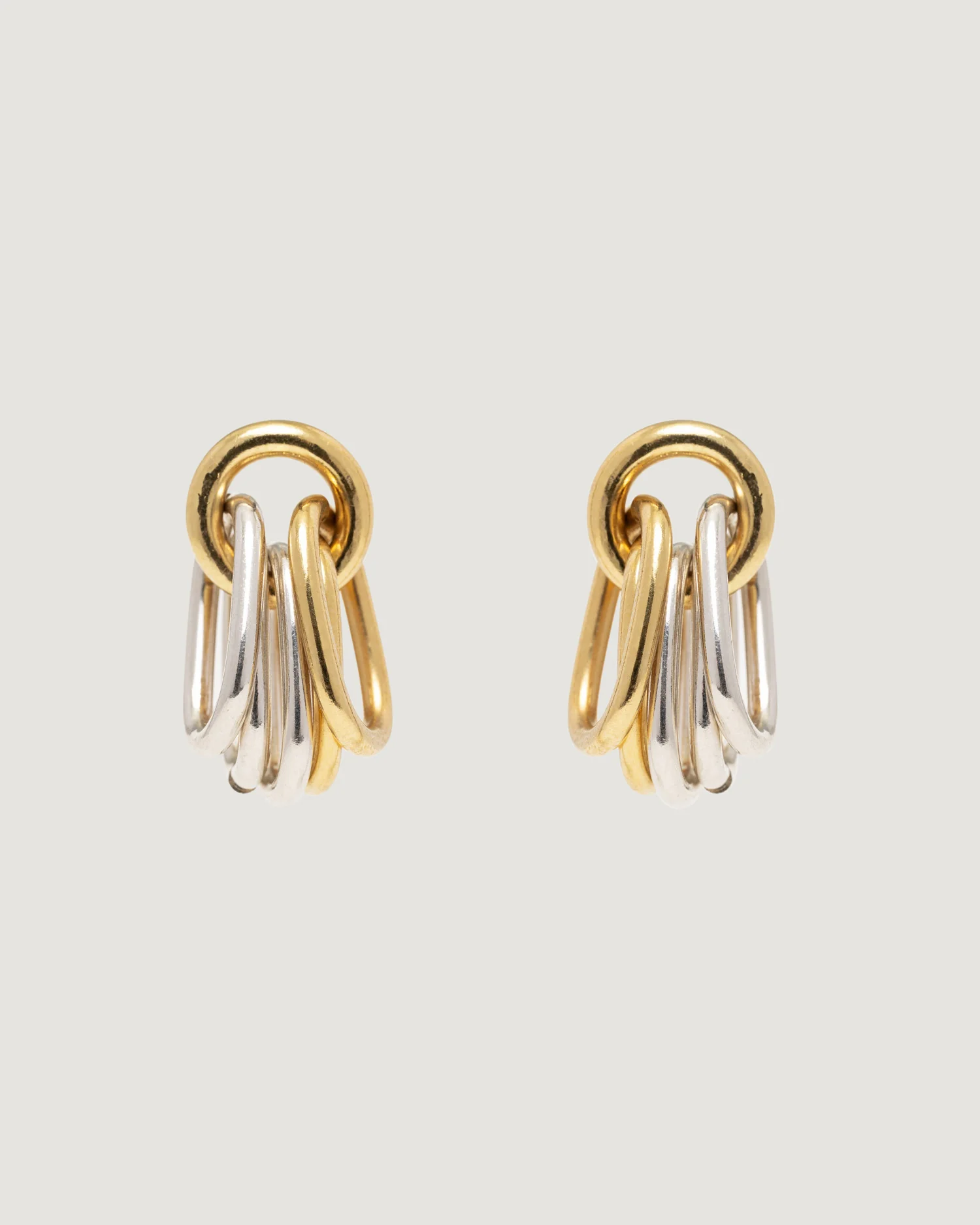 Sigal Oval Klik Earrings | Mixed Metal