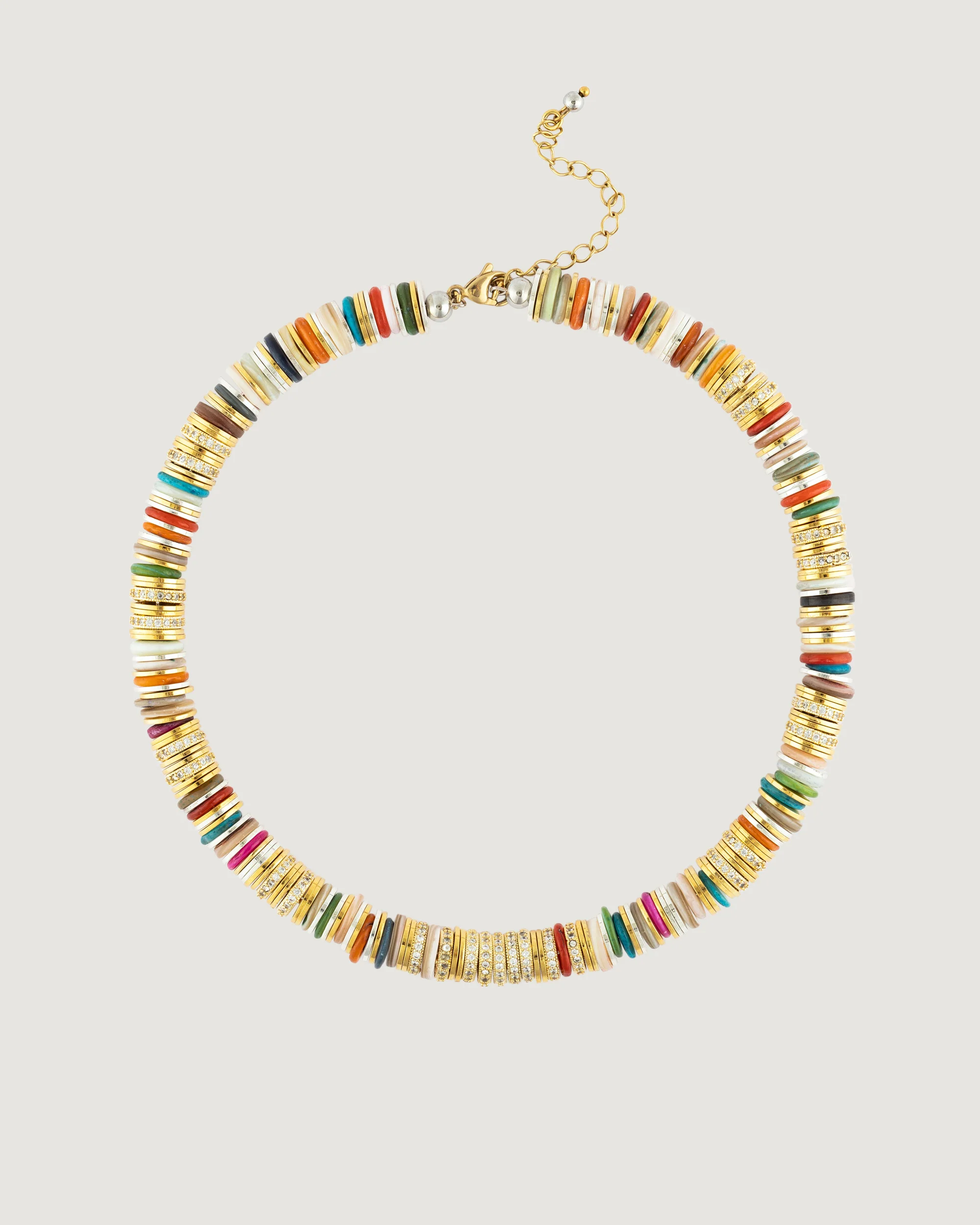 Sigal Rondelle Necklace | Multicolor