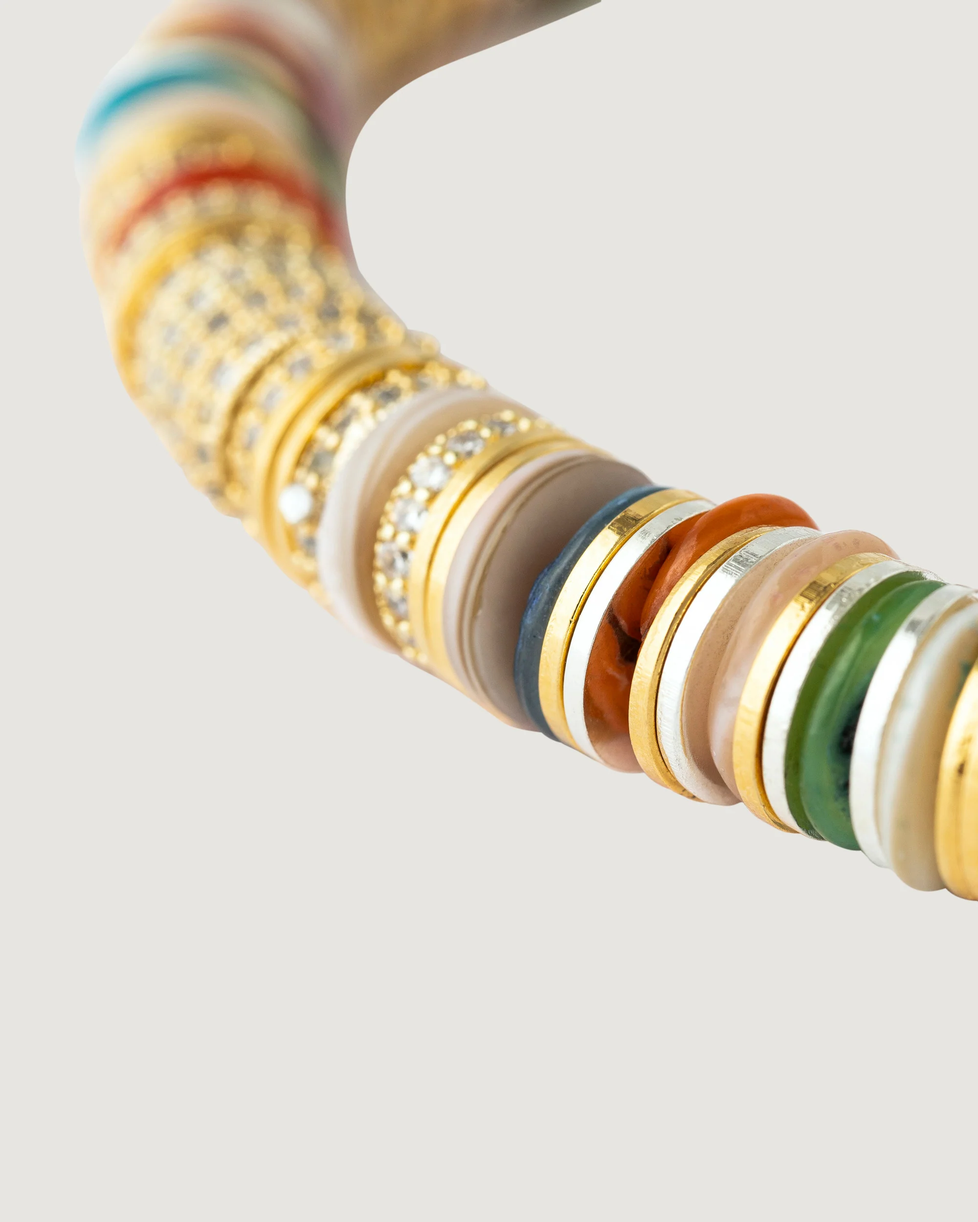 Sigal Rondelle Necklace | Multicolor - Image 2