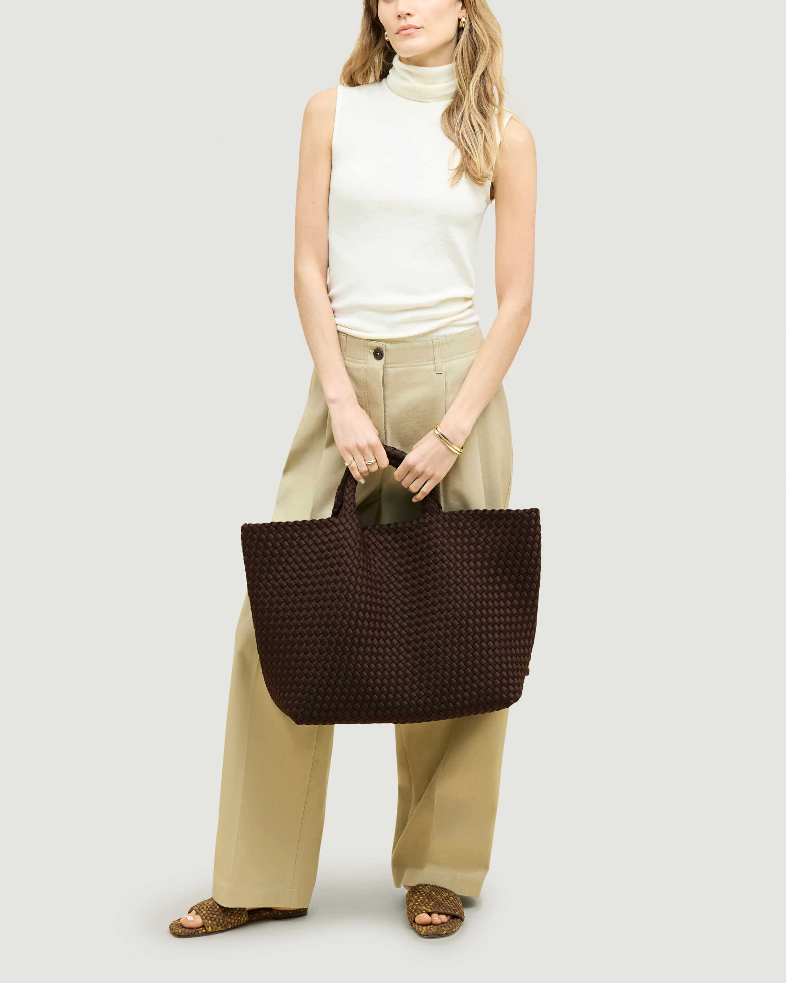 St. Barths Large Tote | Chocolate - Image 5
