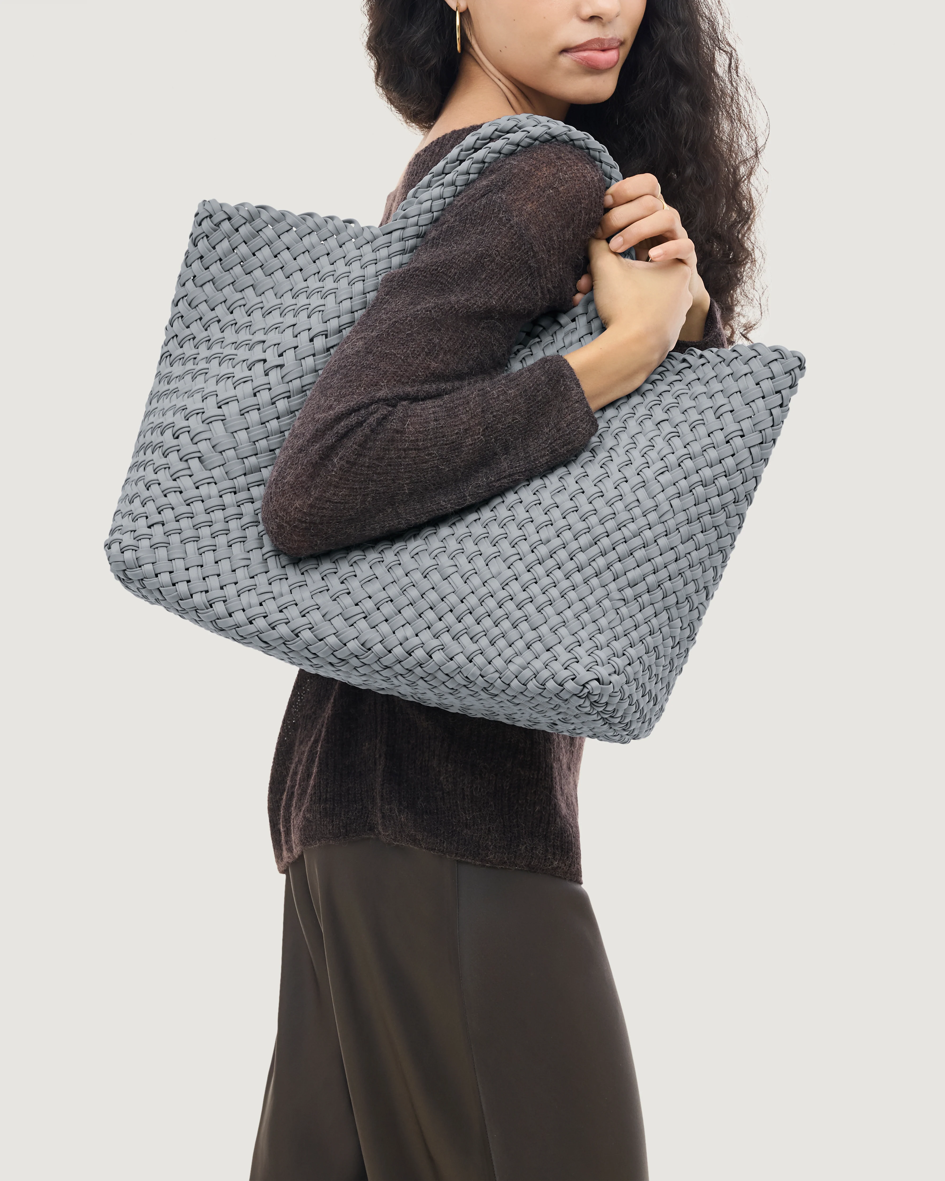 St. Barths Large Tote Double Weave | Marina - Image 5