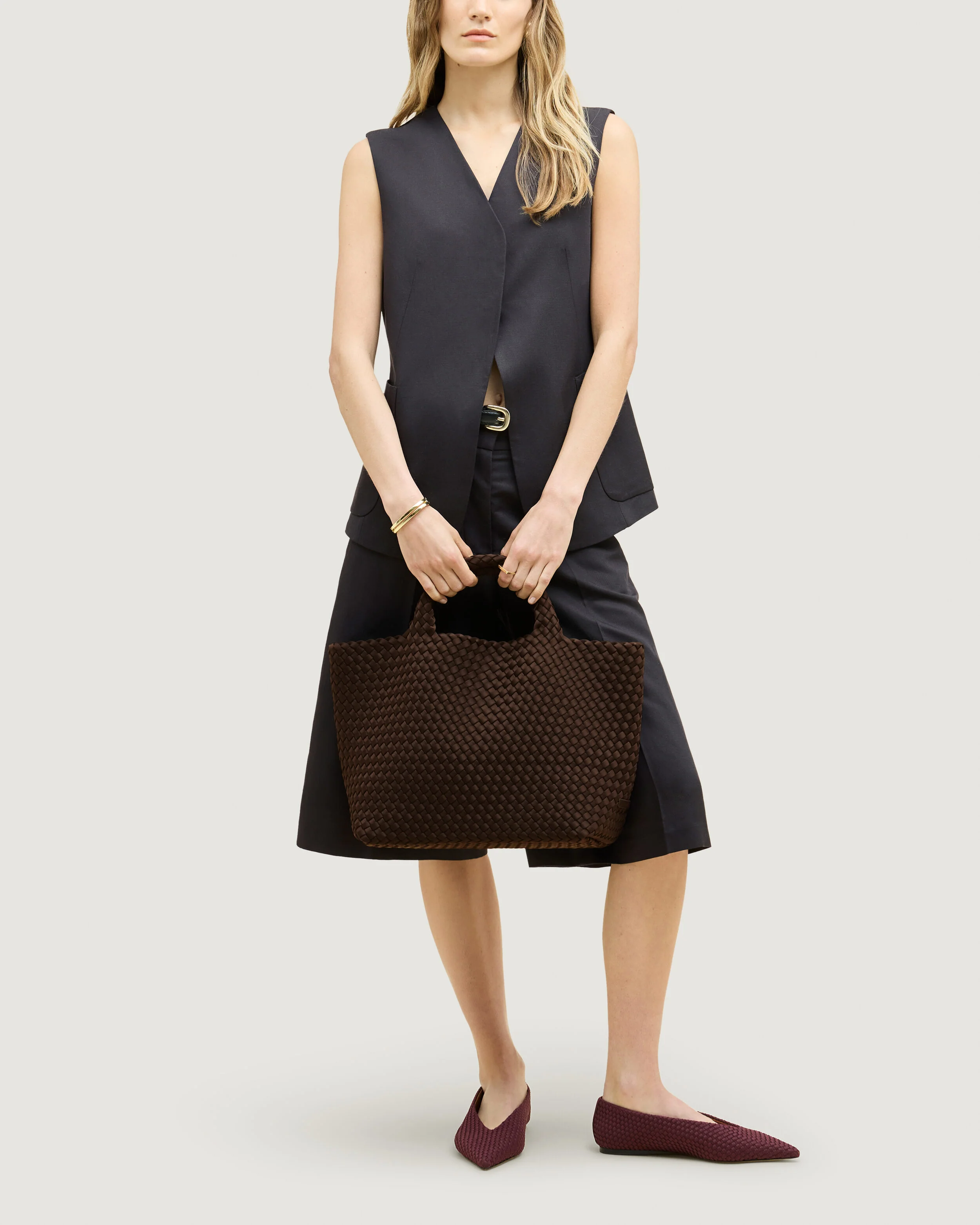St. Barths Medium Tote | Chocolate - Image 5