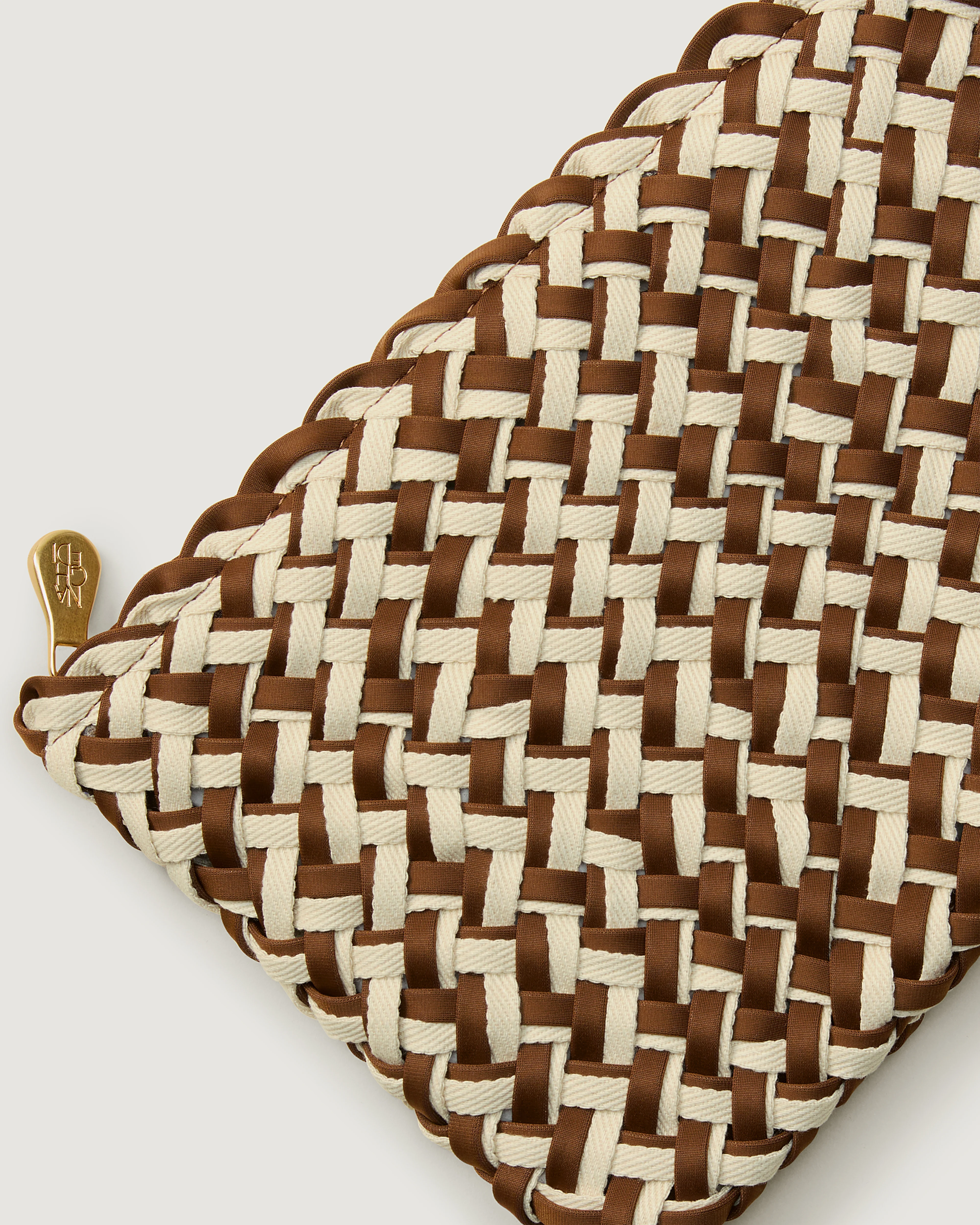St. Barths Medium Tote Double Weave | Carmel - Image 3