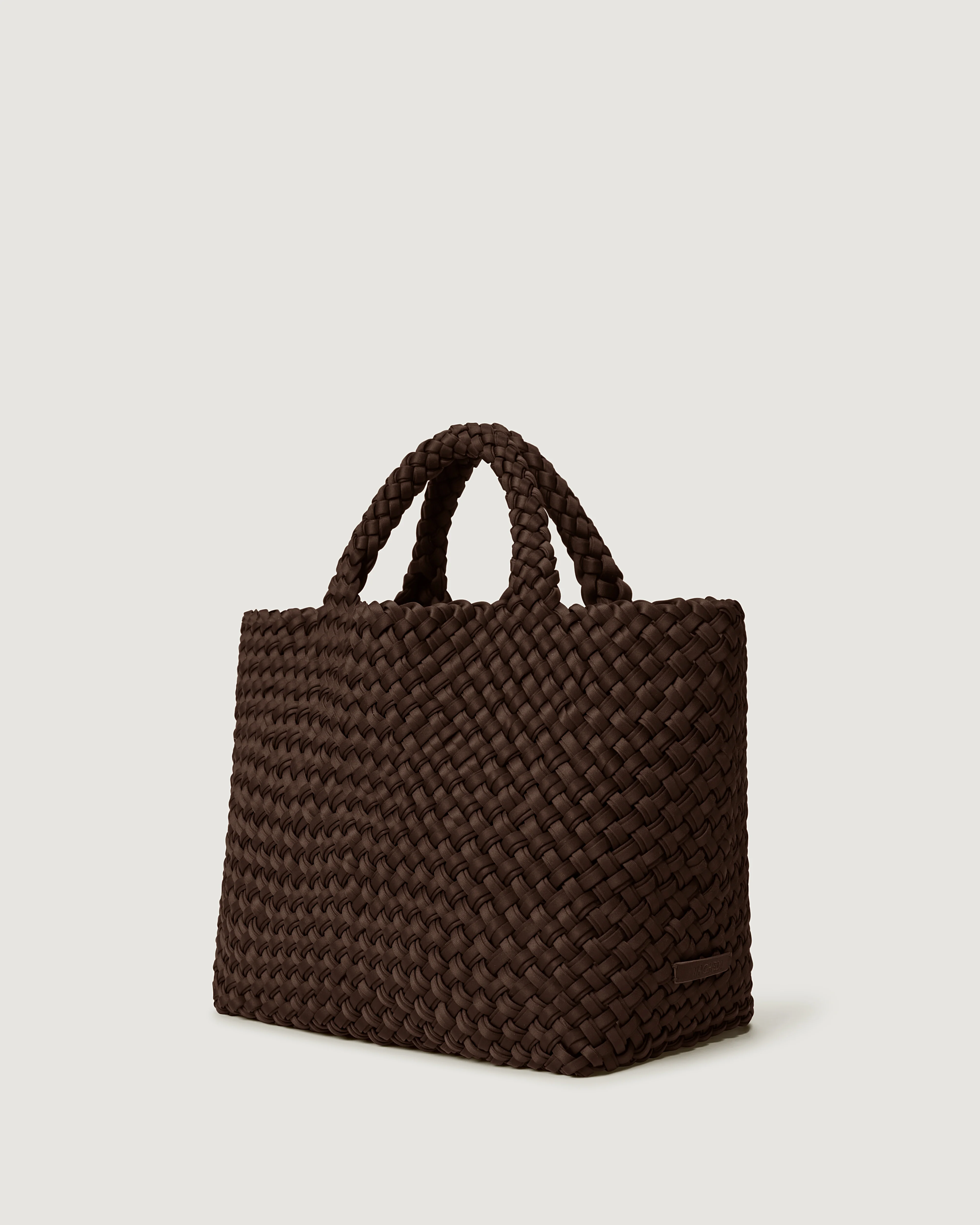 St. Barths Medium Tote Double Weave | Chocolate - Image 4