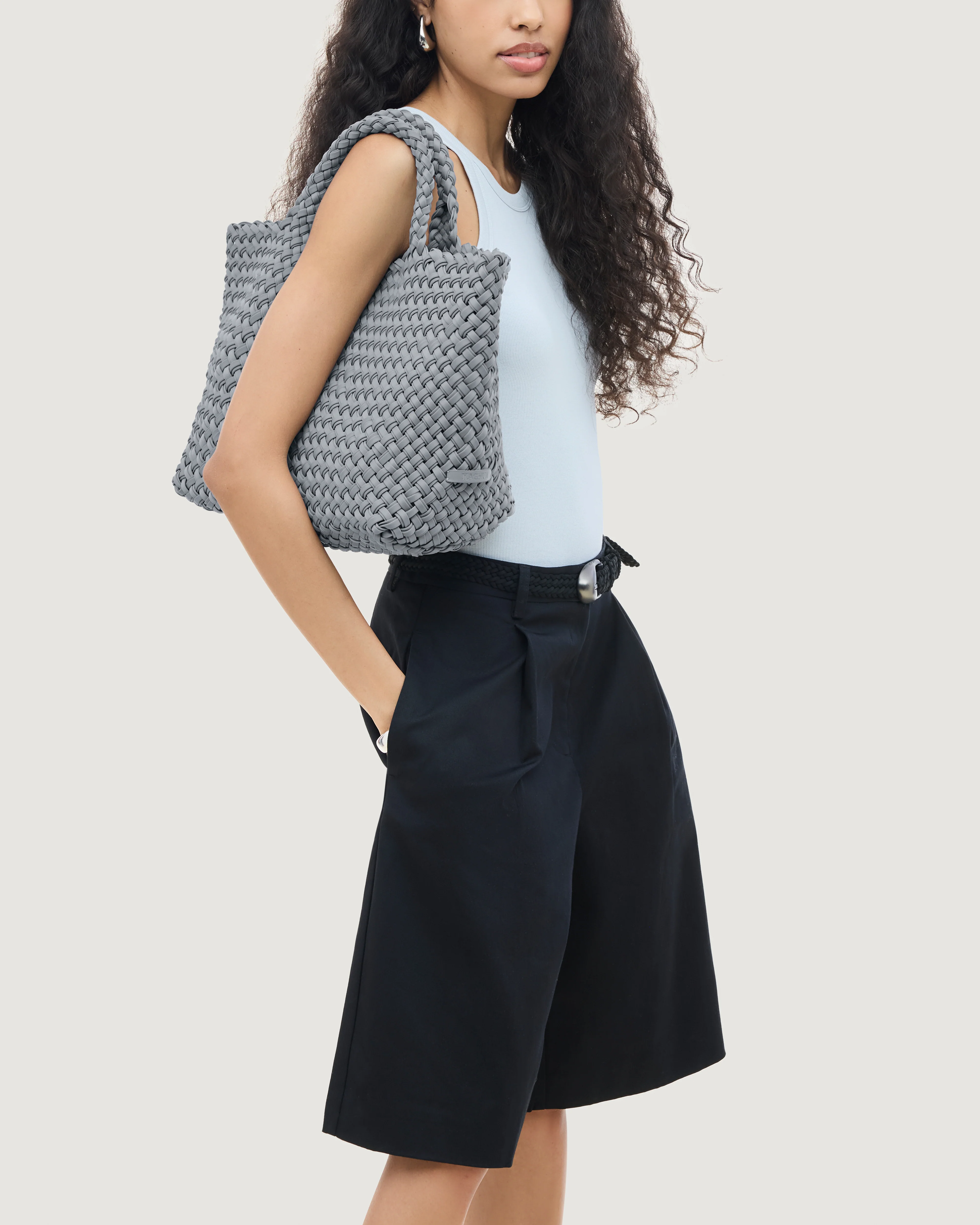 St. Barths Medium Tote Double Weave | Marina - Image 5