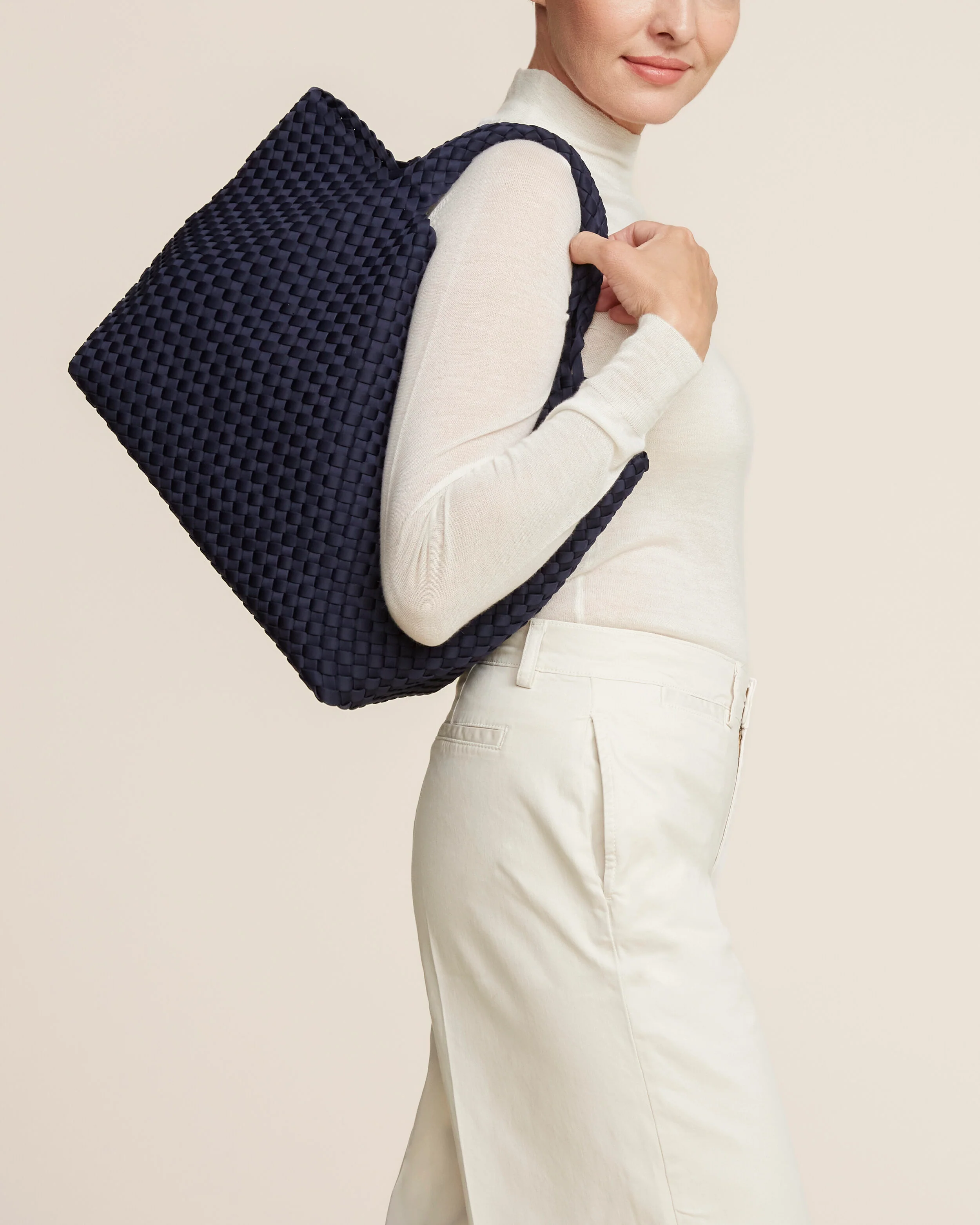 St. Barths Medium Tote | Ink Blue - Image 5
