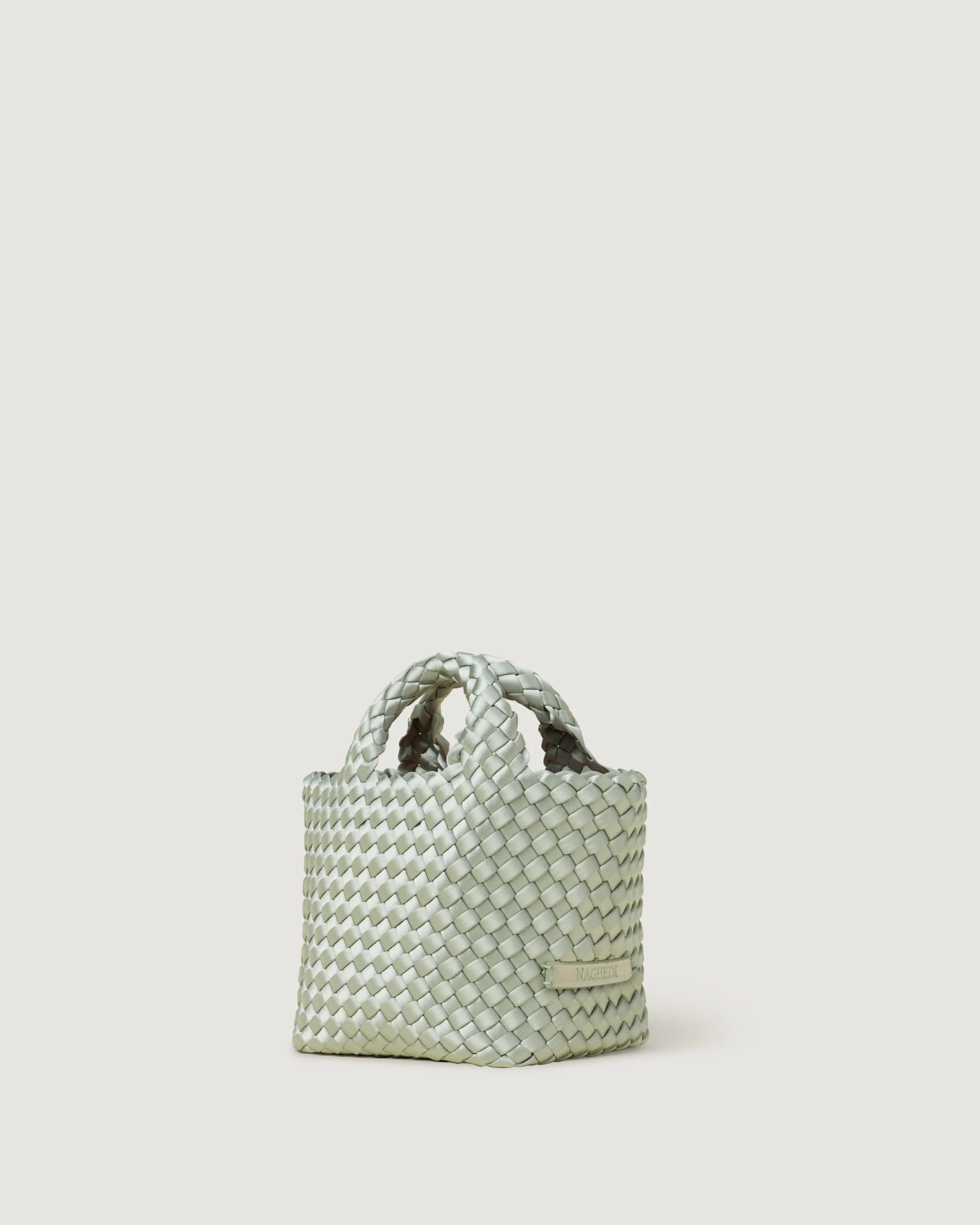 St. Barths Petit Tote Satin | Wintergreen - Image 4
