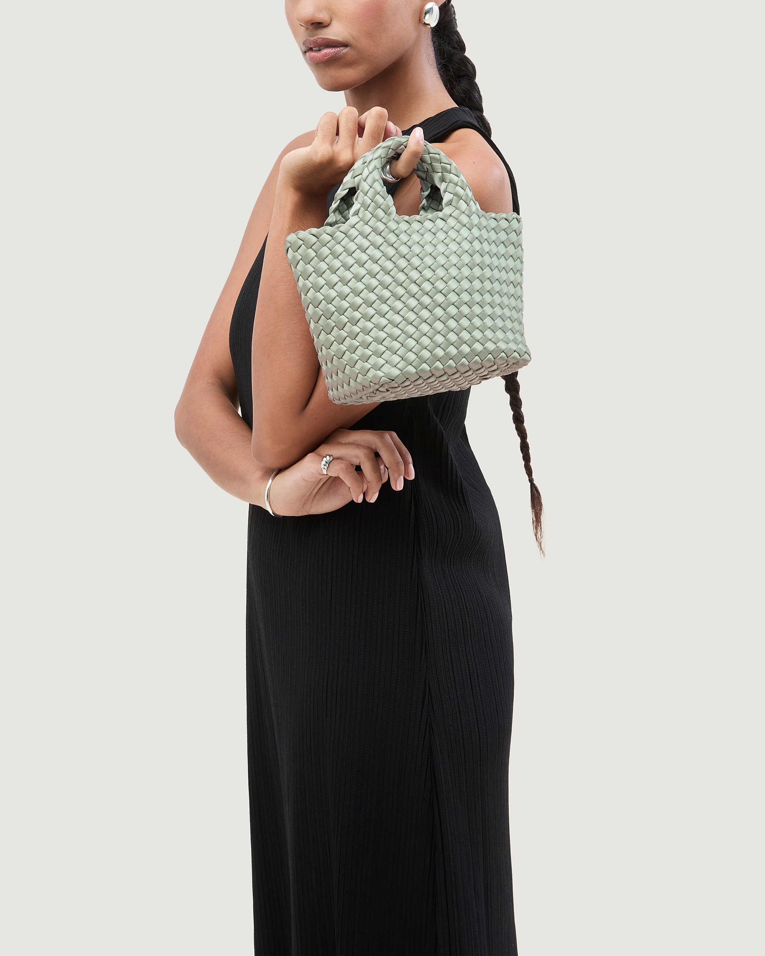 St. Barths Petit Tote Satin | Wintergreen - Image 5