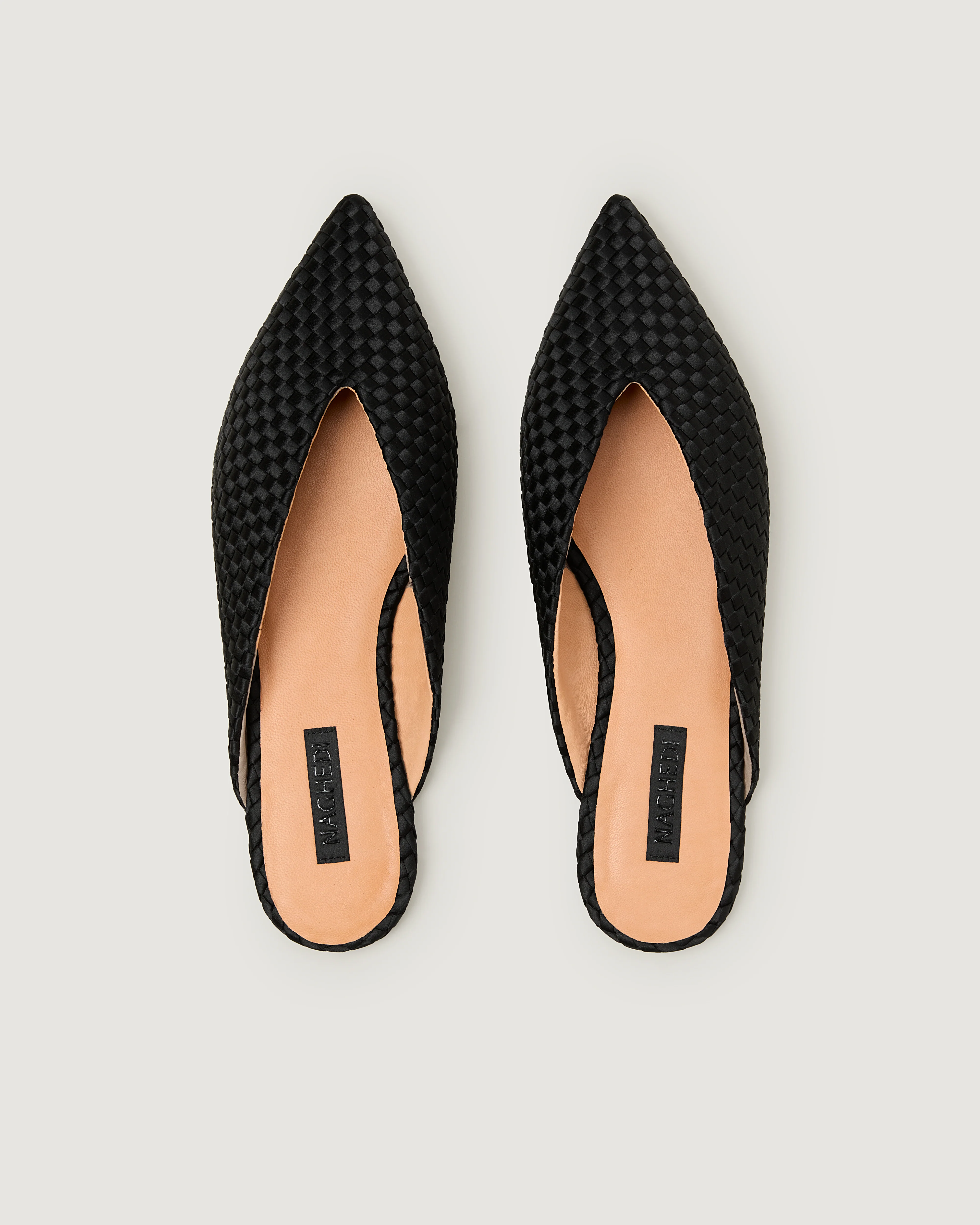 Strada Mule Satin | Onyx - Image 3