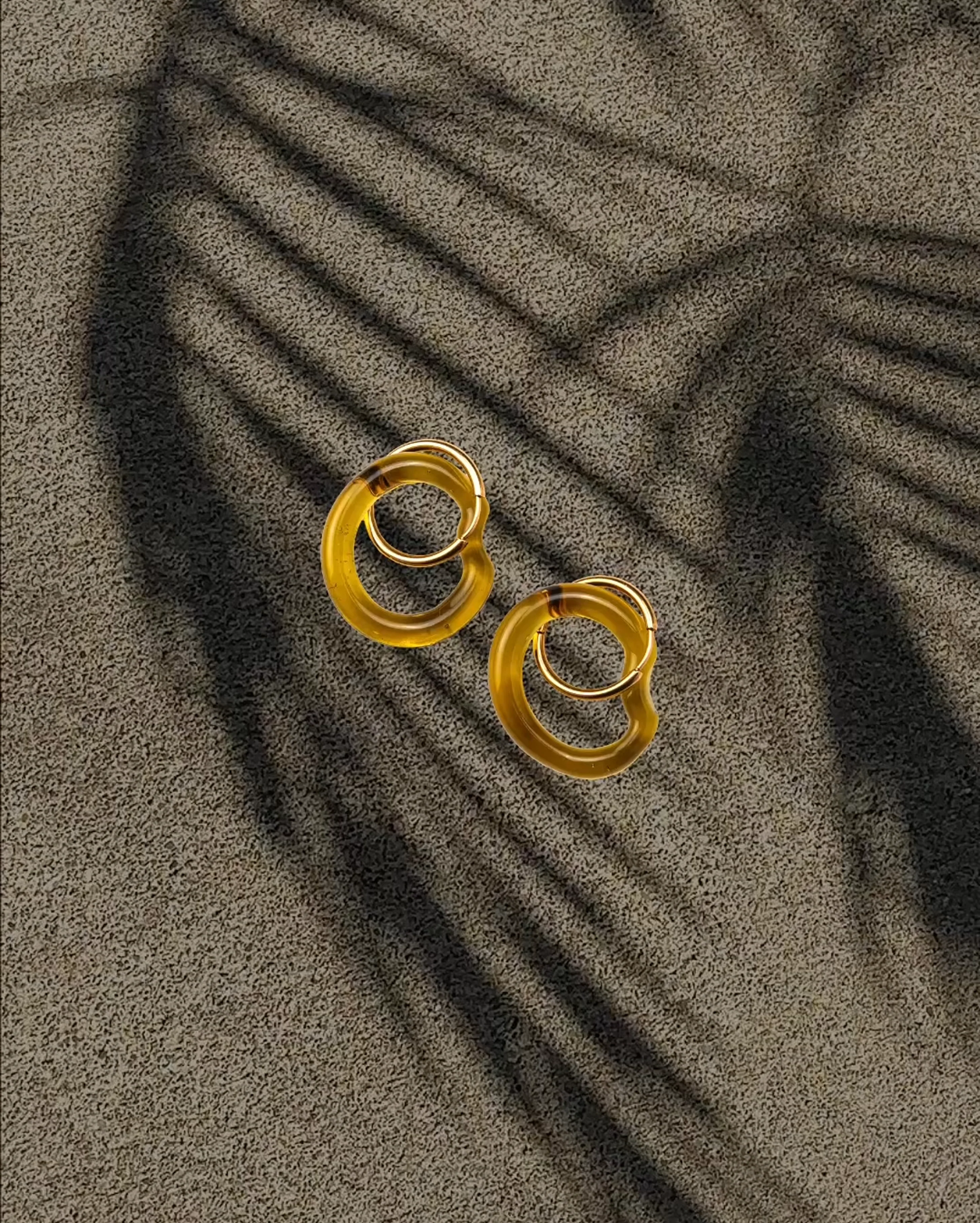 Suplais Ameba Earrings | Amber - Image 2