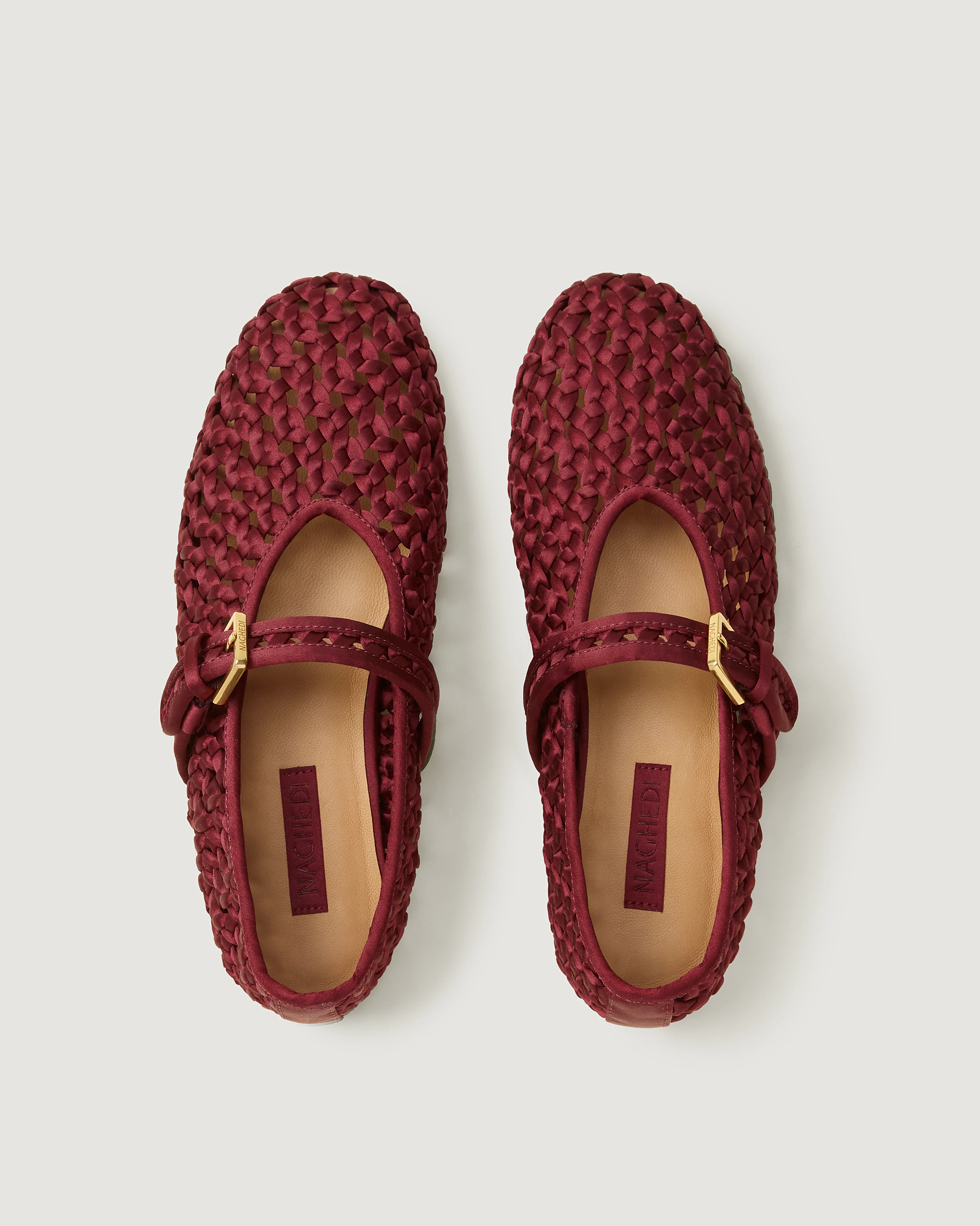 Sydney Mary Jane Satin | Garnet - Image 3