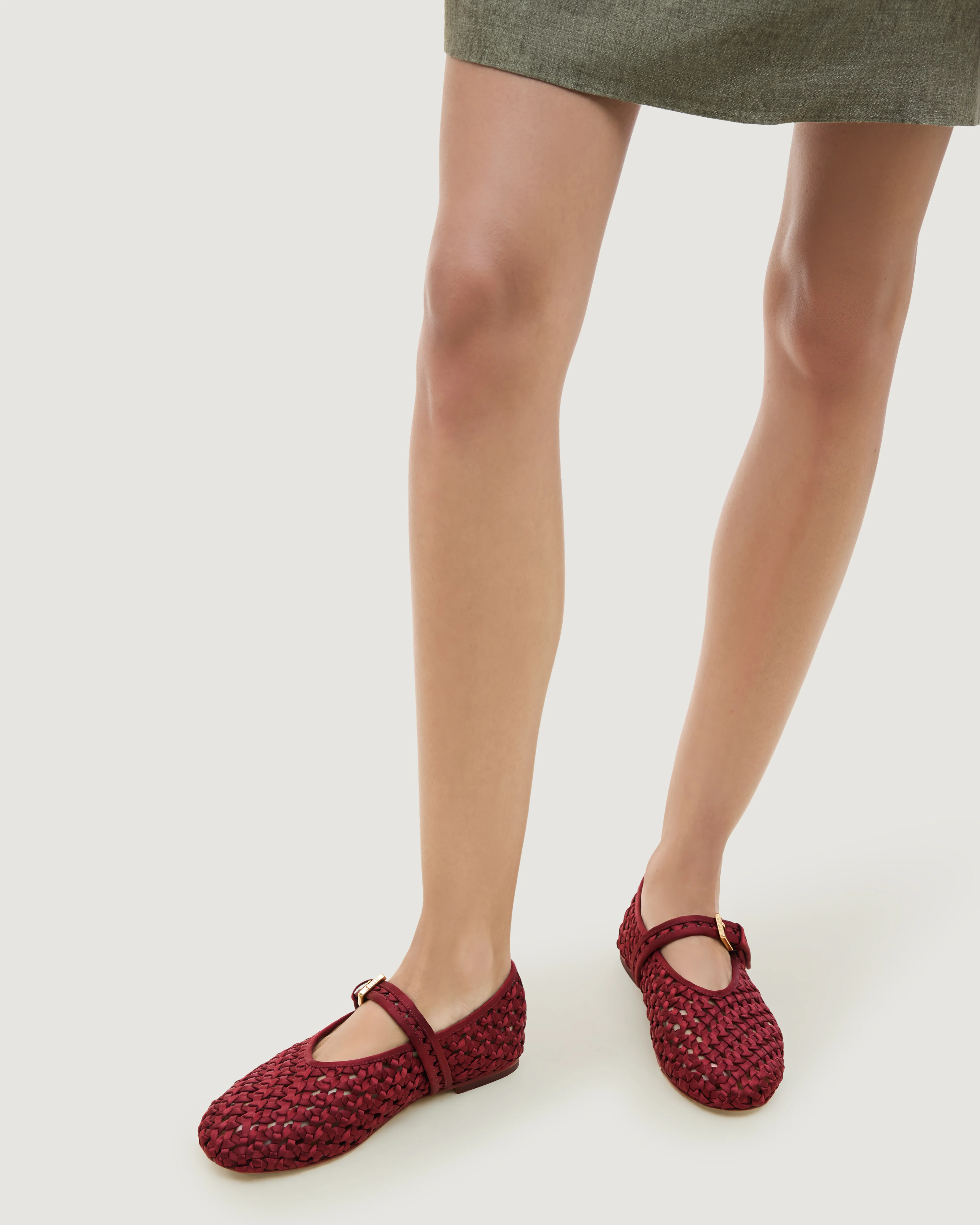 Sydney Mary Jane Satin | Garnet - Image 5