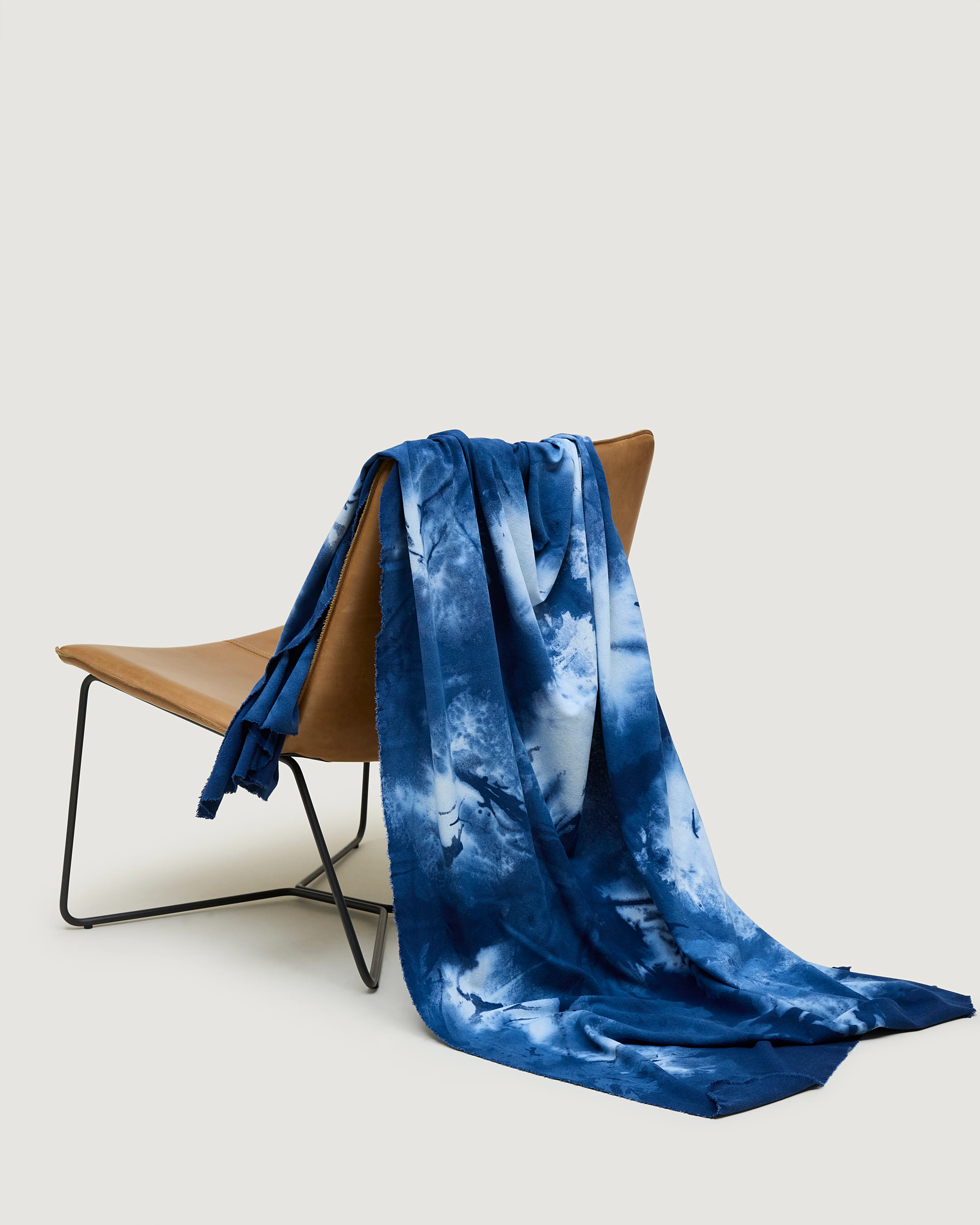 Upstate Raw Silk Beach Throw | Indigo - Image 3